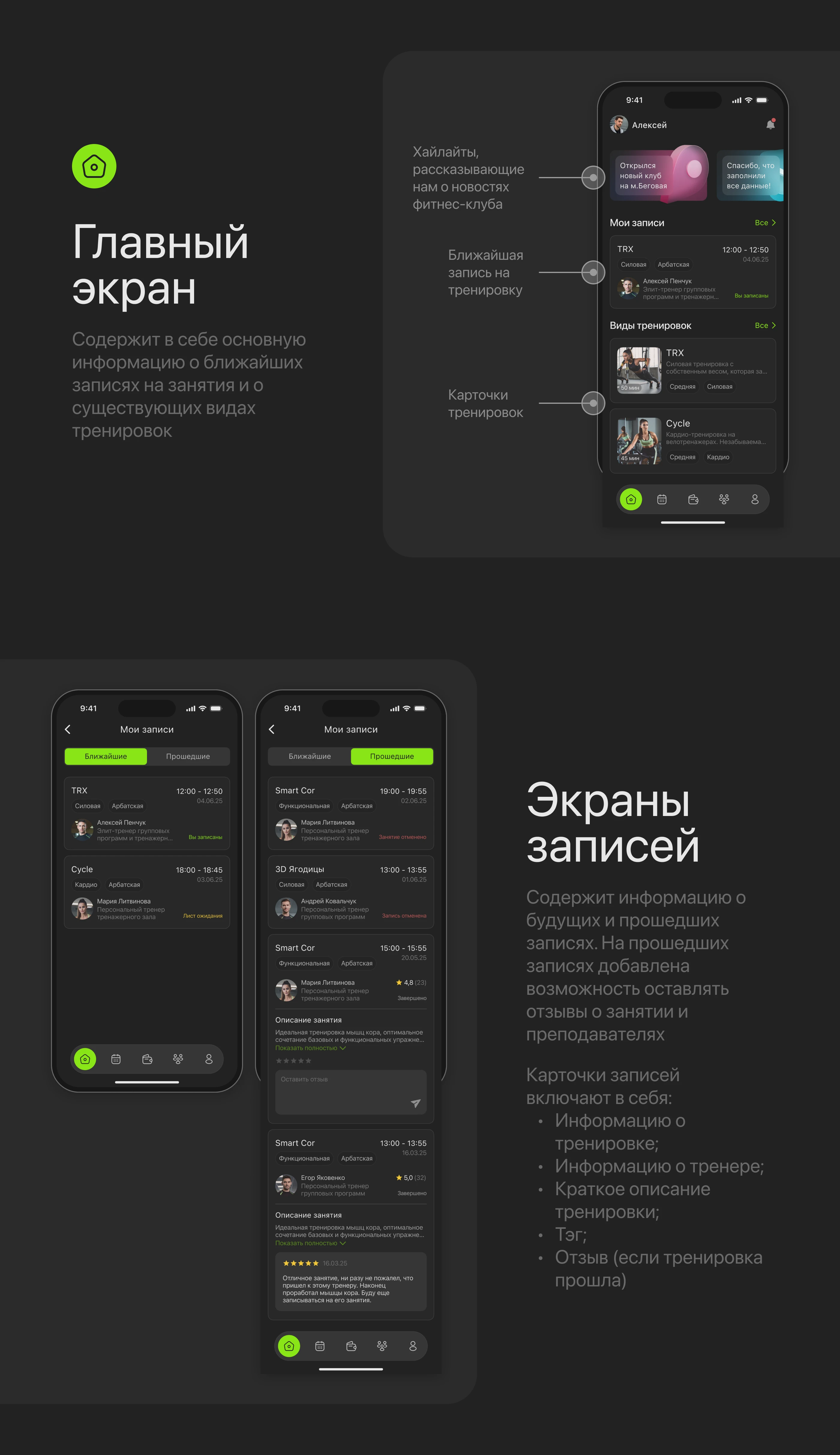 Fitness App FITME // Фитнес-приложение FITME — Изображение №5 — Интерфейсы на Dprofile