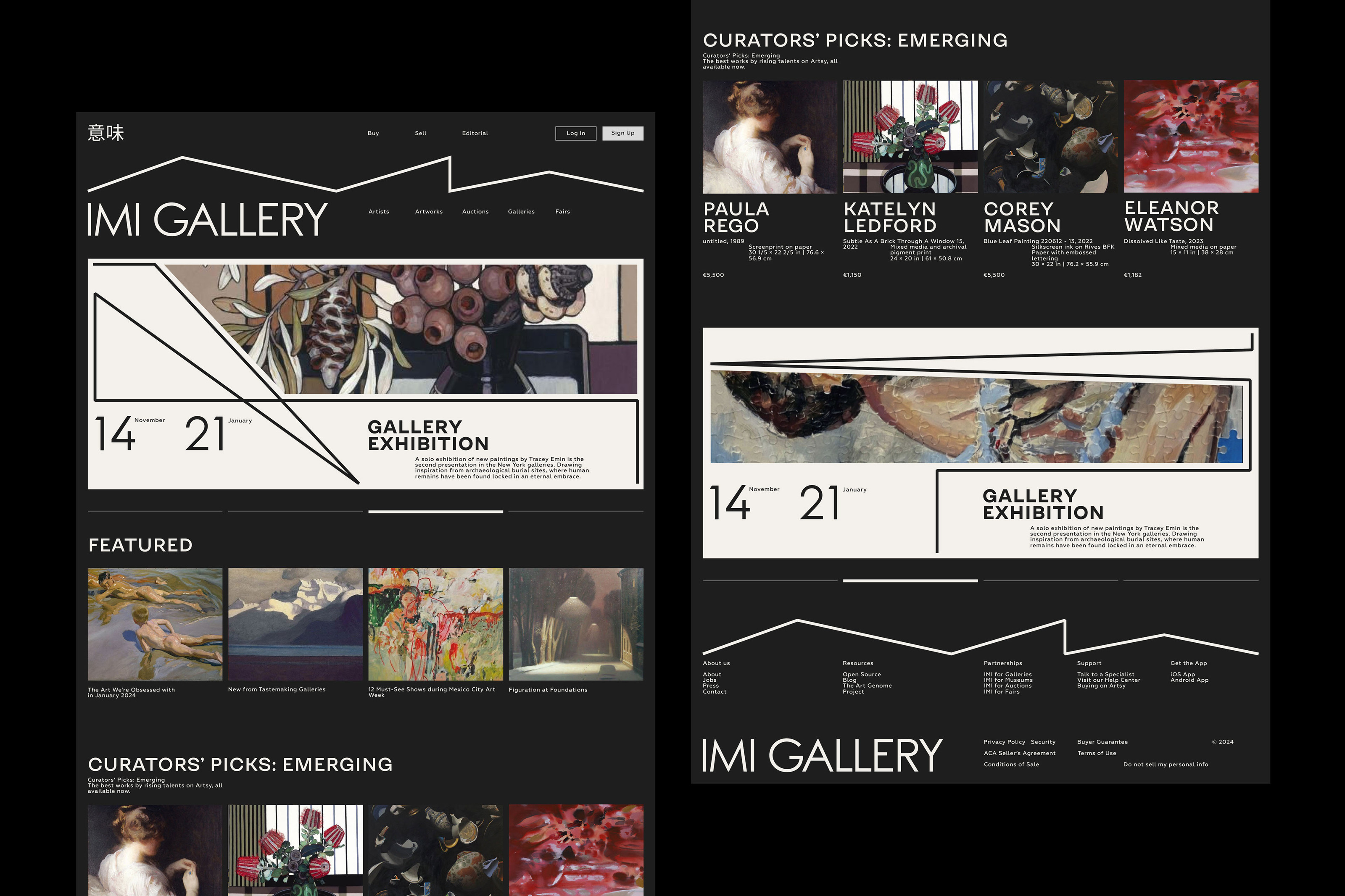 IMI GALLERY — Изображение №9 — Брендинг, Анимация на Dprofile