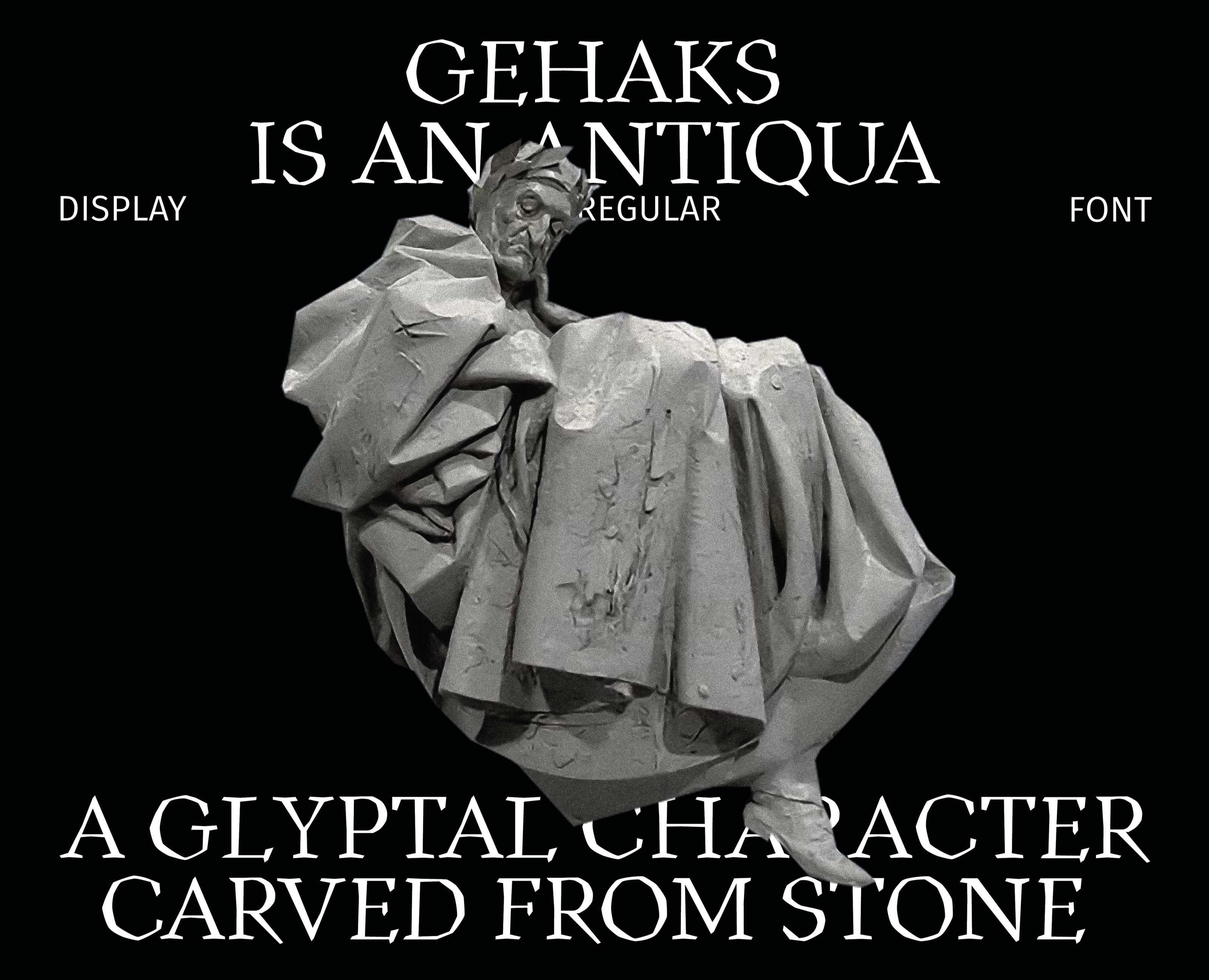 GEHAKS FONT — Графика на Dprofile