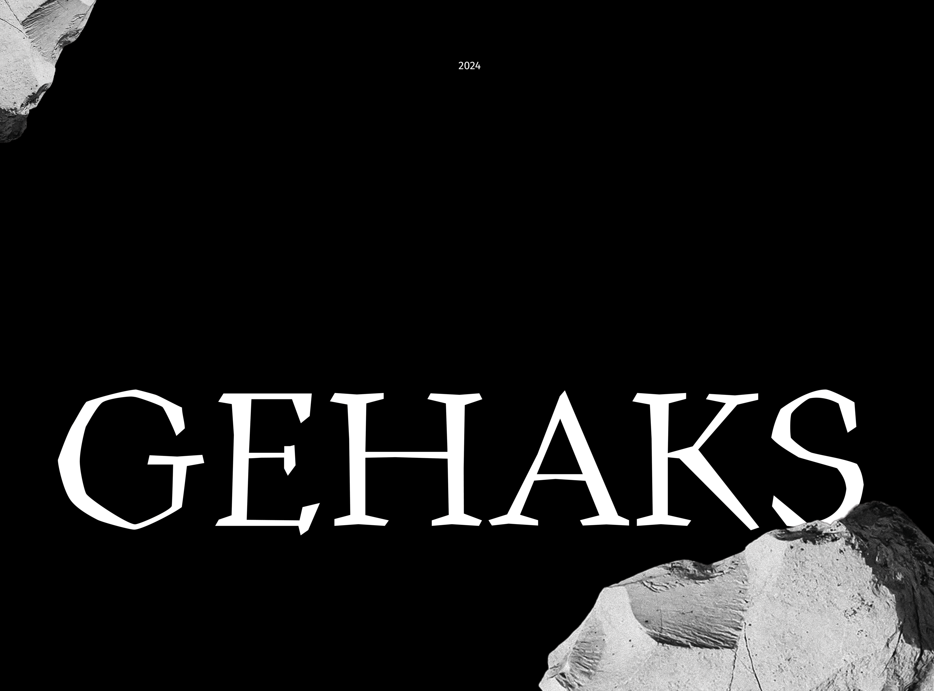 GEHAKS FONT — Изображение №1 — Графика на Dprofile