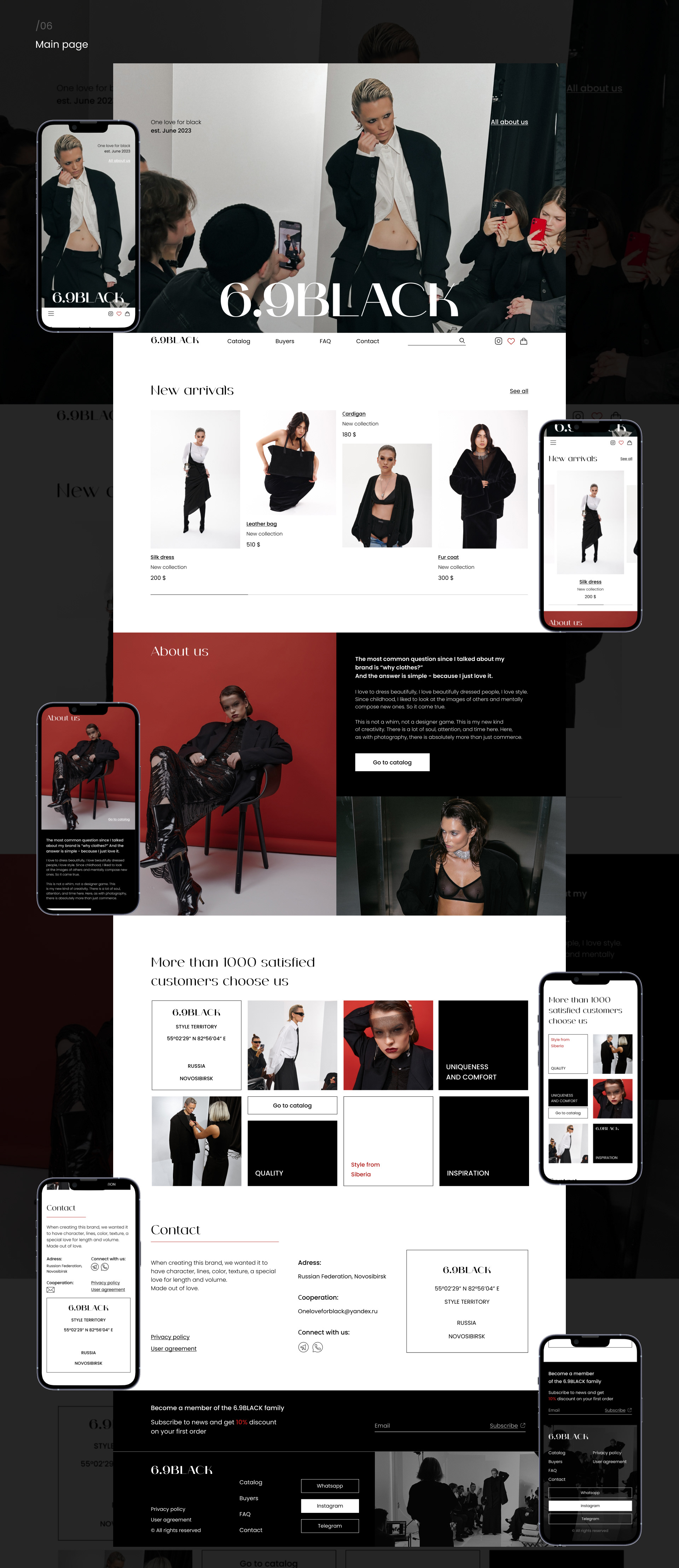 Online women's clothing store — Изображение №7 — Интерфейсы на Dprofile