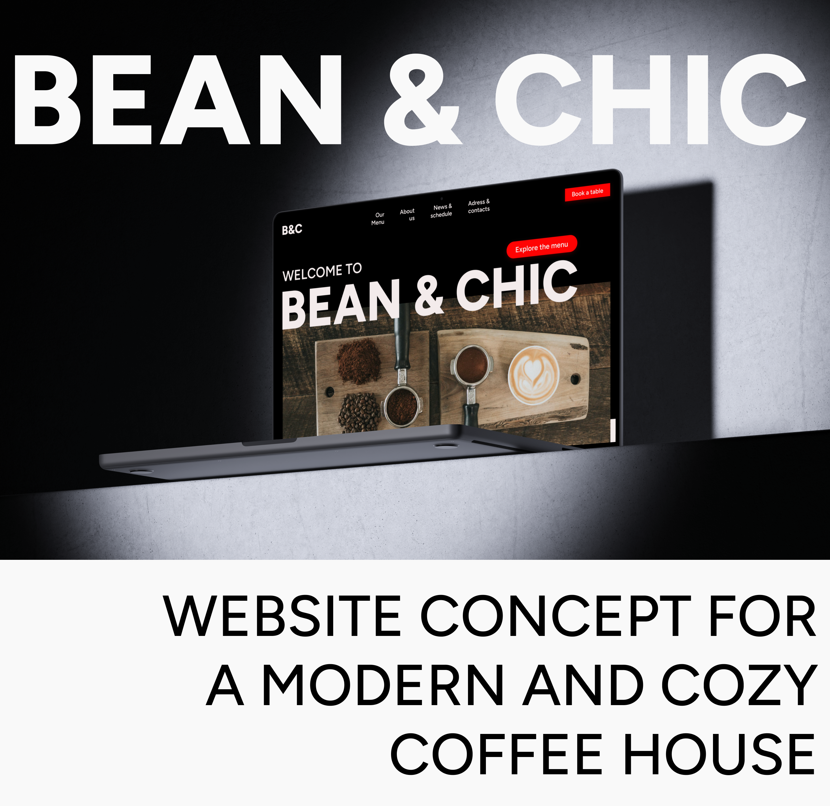 Bean & Chic - Cafe Web Design — Изображение №1 — Интерфейсы на Dprofile