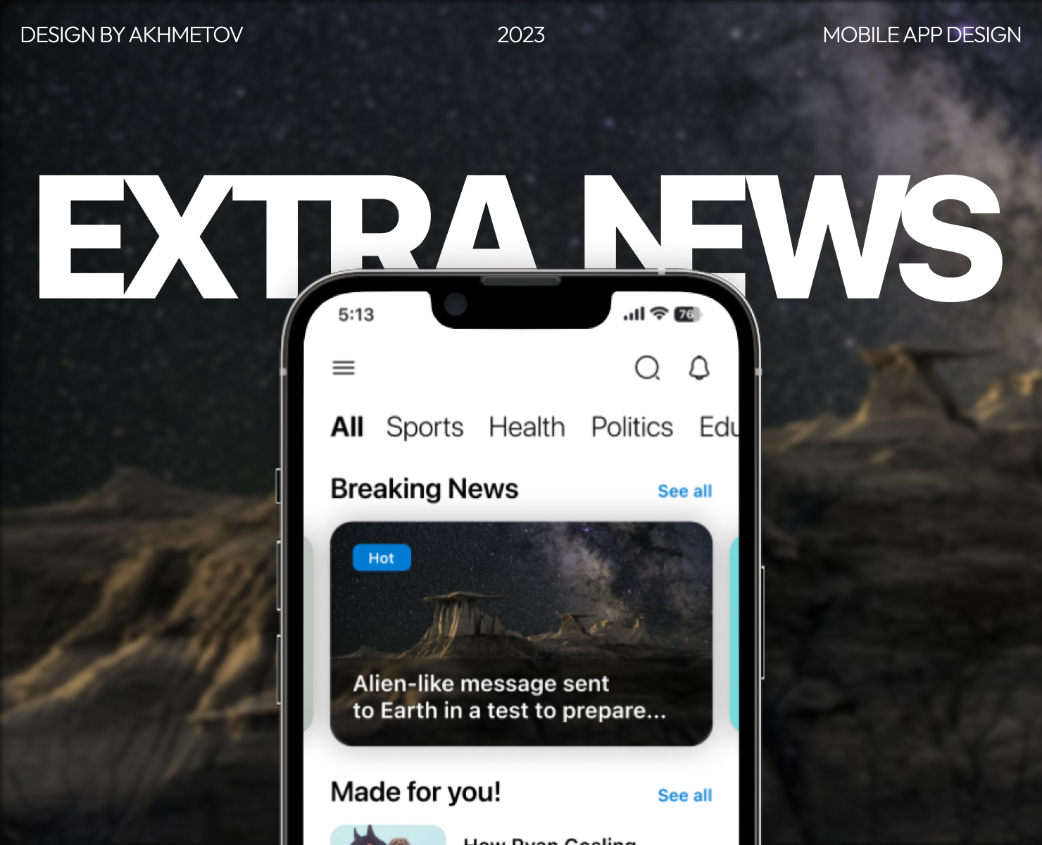 Extra News - Новостной агрегатор — Интерфейсы на Dprofile