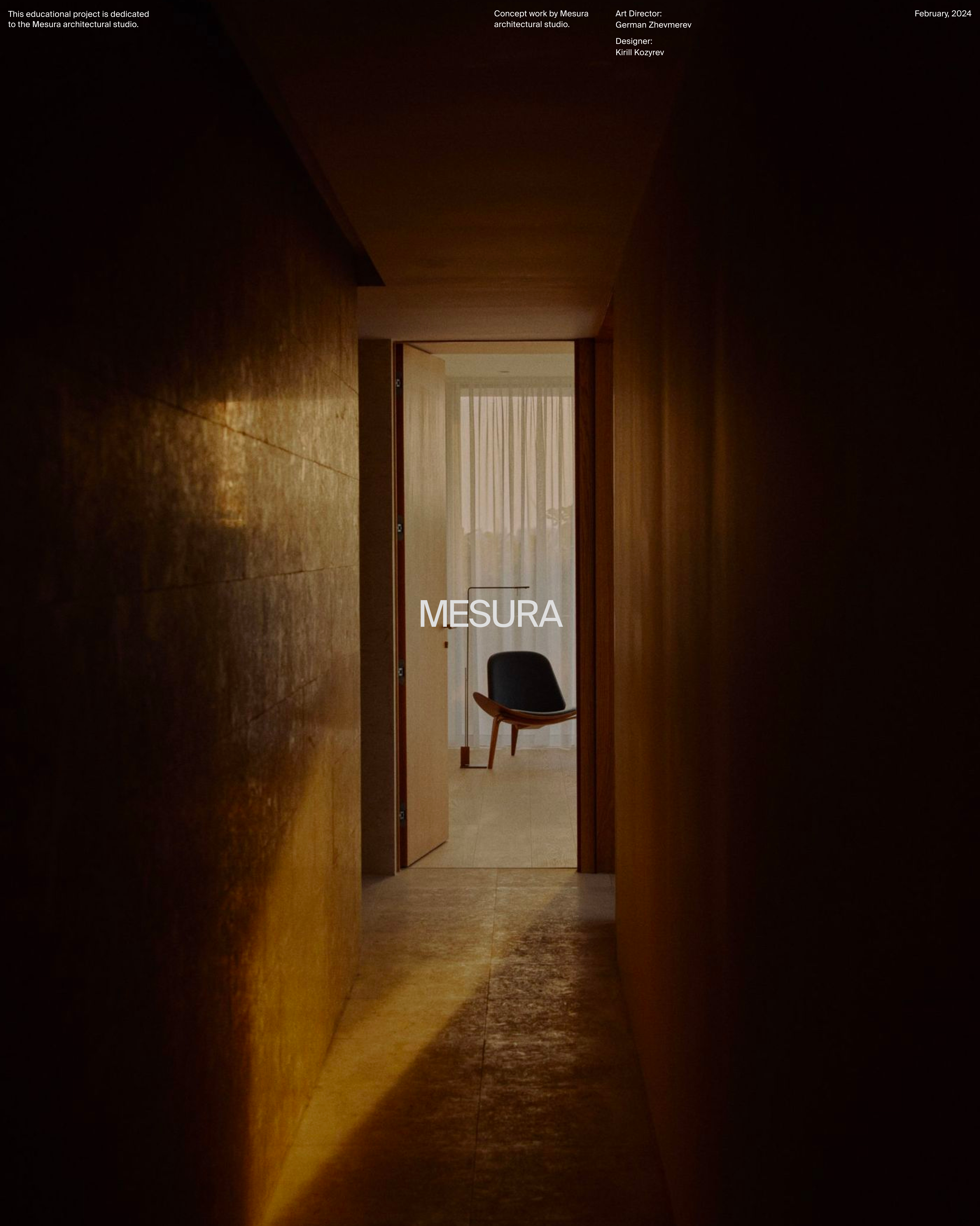 MESURA — Concept — Изображение №1 — Интерфейсы, Анимация на Dprofile