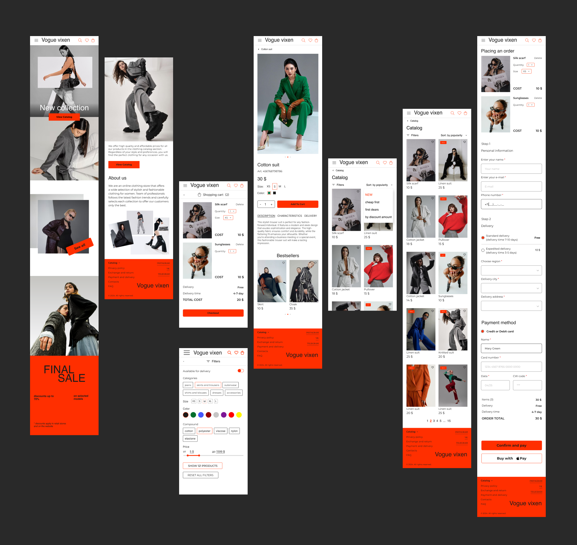 Online store — Изображение №11 — Брендинг, Интерфейсы на Dprofile