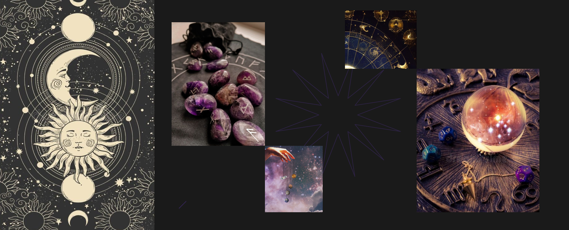 landing page for an astrologer Лендинг для астролога — Изображение №3 — Брендинг, Интерфейсы на Dprofile