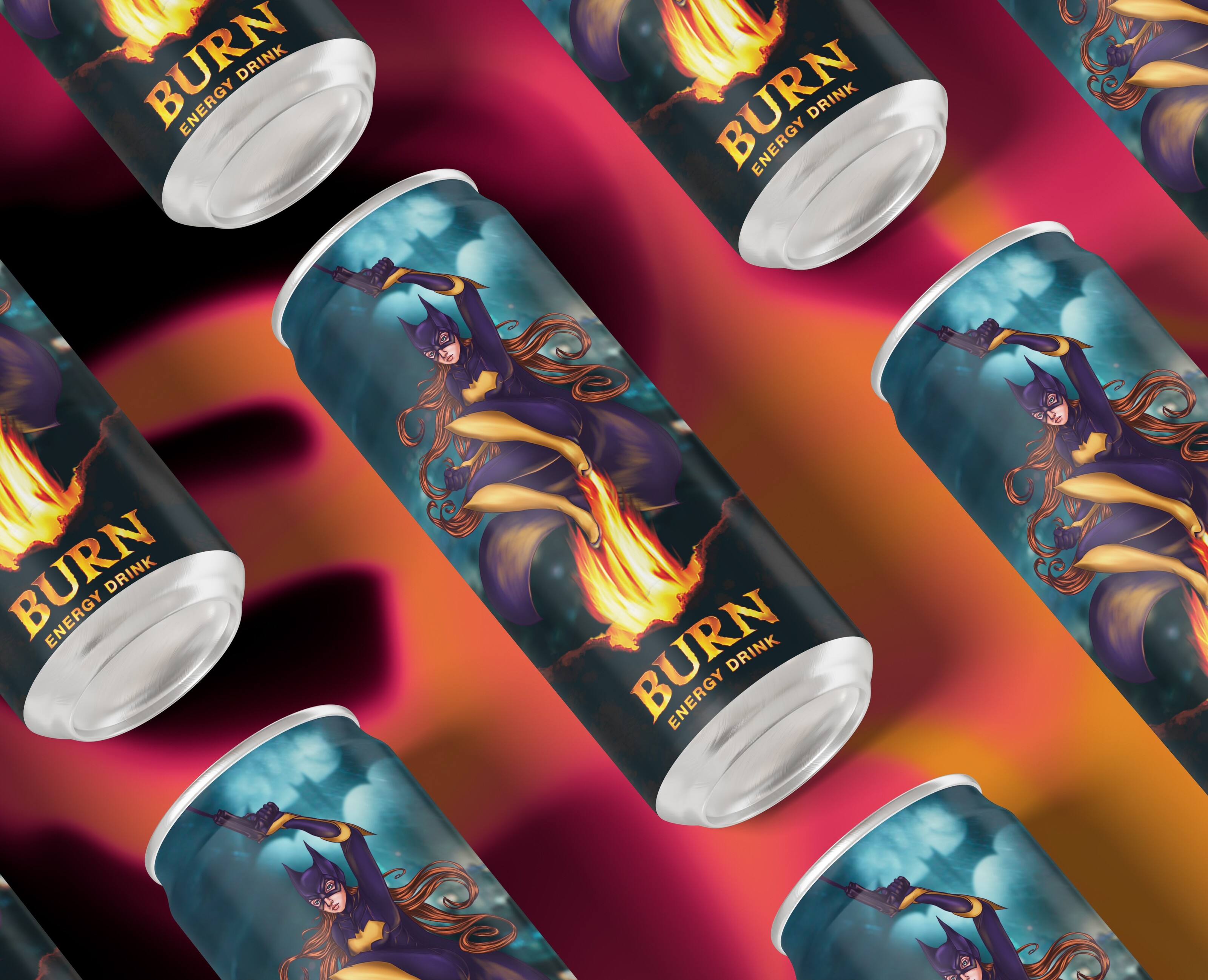 Иллюстрация для бренда "BURN" — Брендинг, Иллюстрация на Dprofile