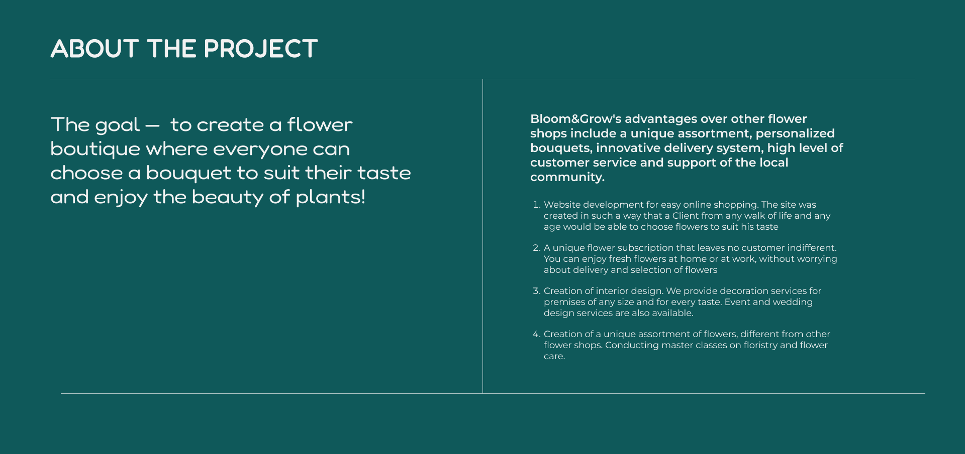 Online flower store Bloom&Grow — Изображение №2 — Интерфейсы на Dprofile