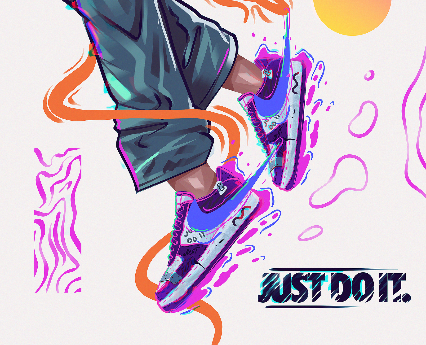 Nike "Just Do It" — Брендинг, Иллюстрация на Dprofile