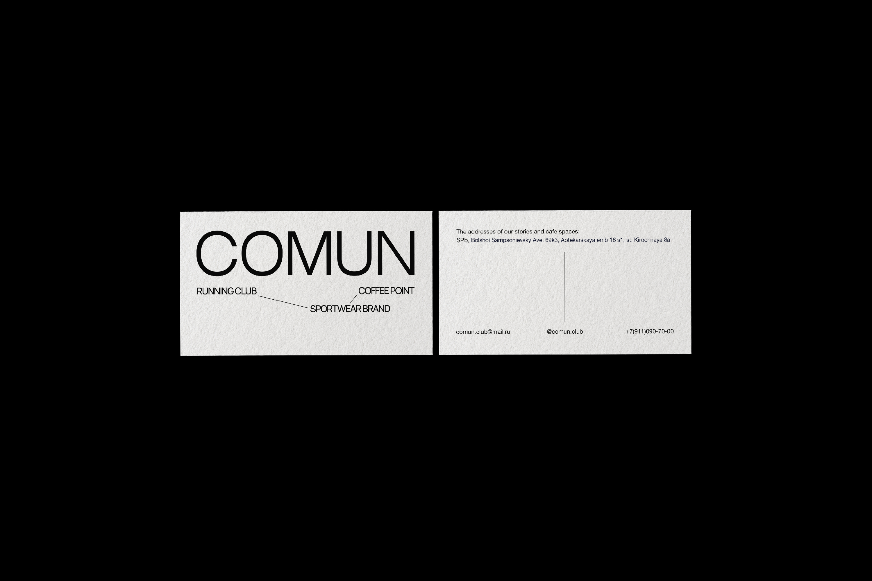 COMUN / Айдентика для бегового клуба — Изображение №4 — Брендинг, Графика на Dprofile