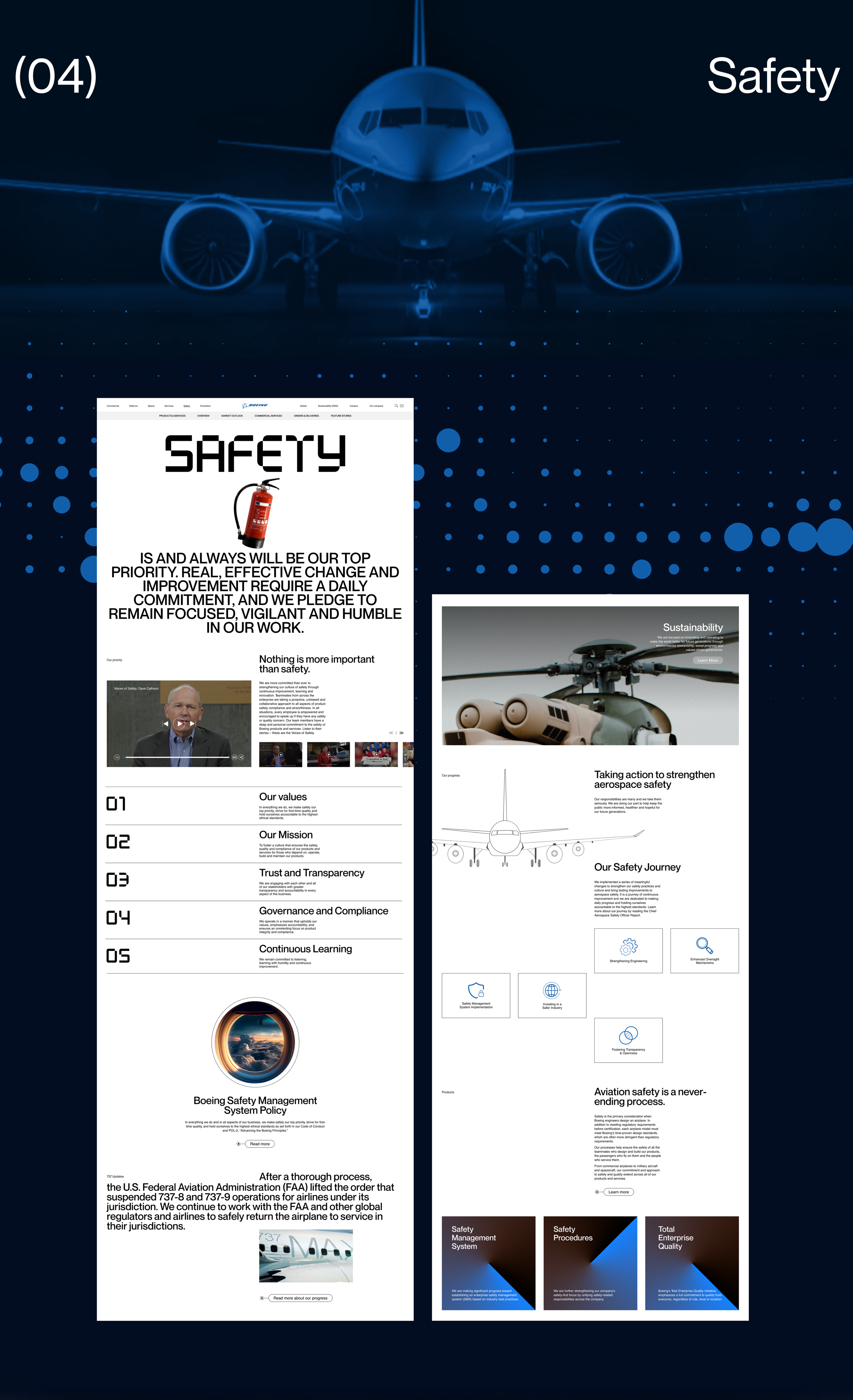 Редизайн сайта компании Boeing — Изображение №9 — Интерфейсы на Dprofile