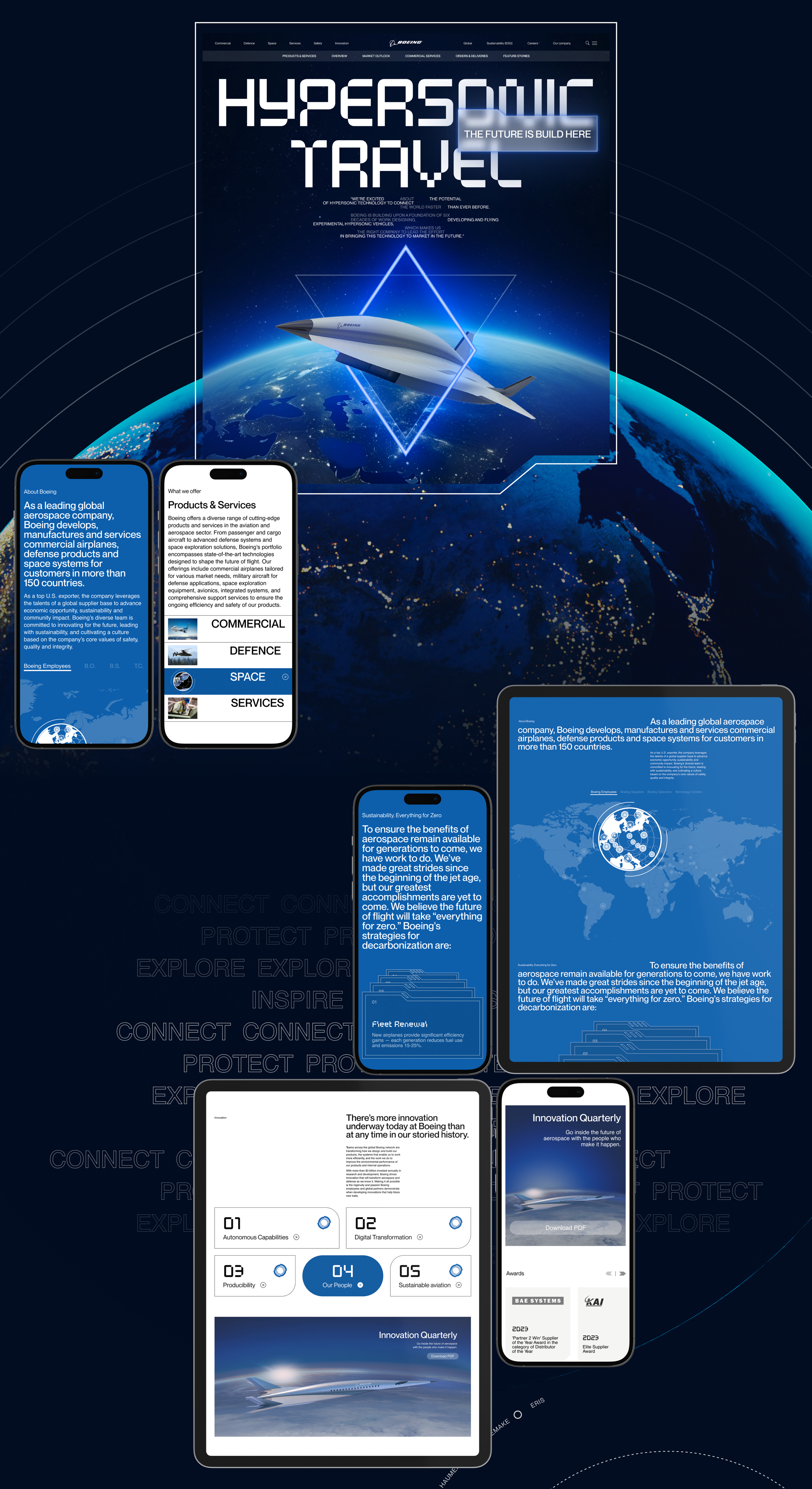 Редизайн сайта компании Boeing — Изображение №2 — Интерфейсы на Dprofile