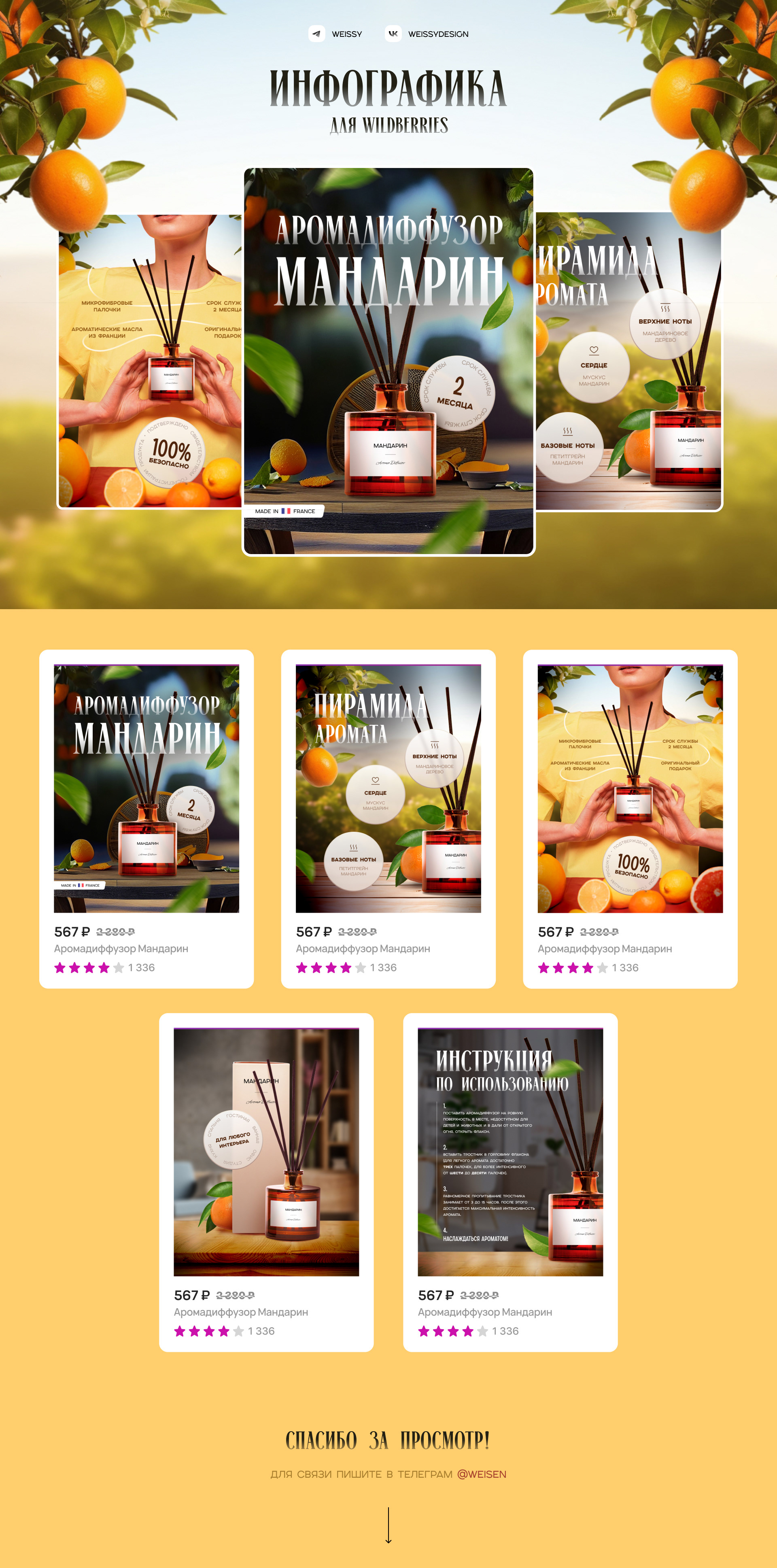 Дизайн карточек товаров для WILDBERRIES / Инфографика — Изображение №1 — Графика на Dprofile