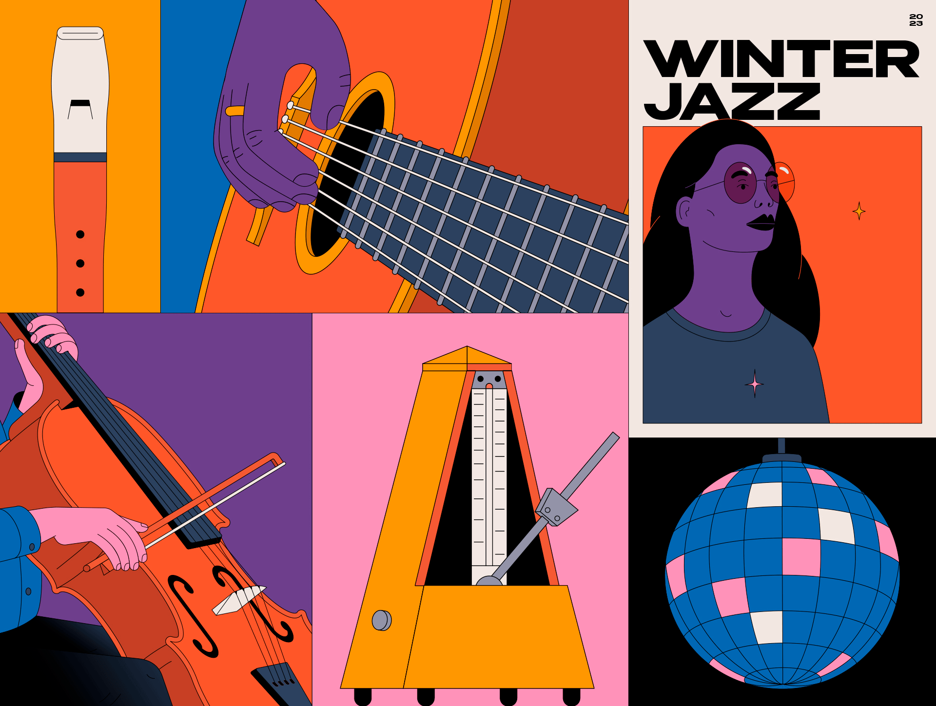 Winter Jazz — Изображение №6 — Иллюстрация, Анимация на Dprofile