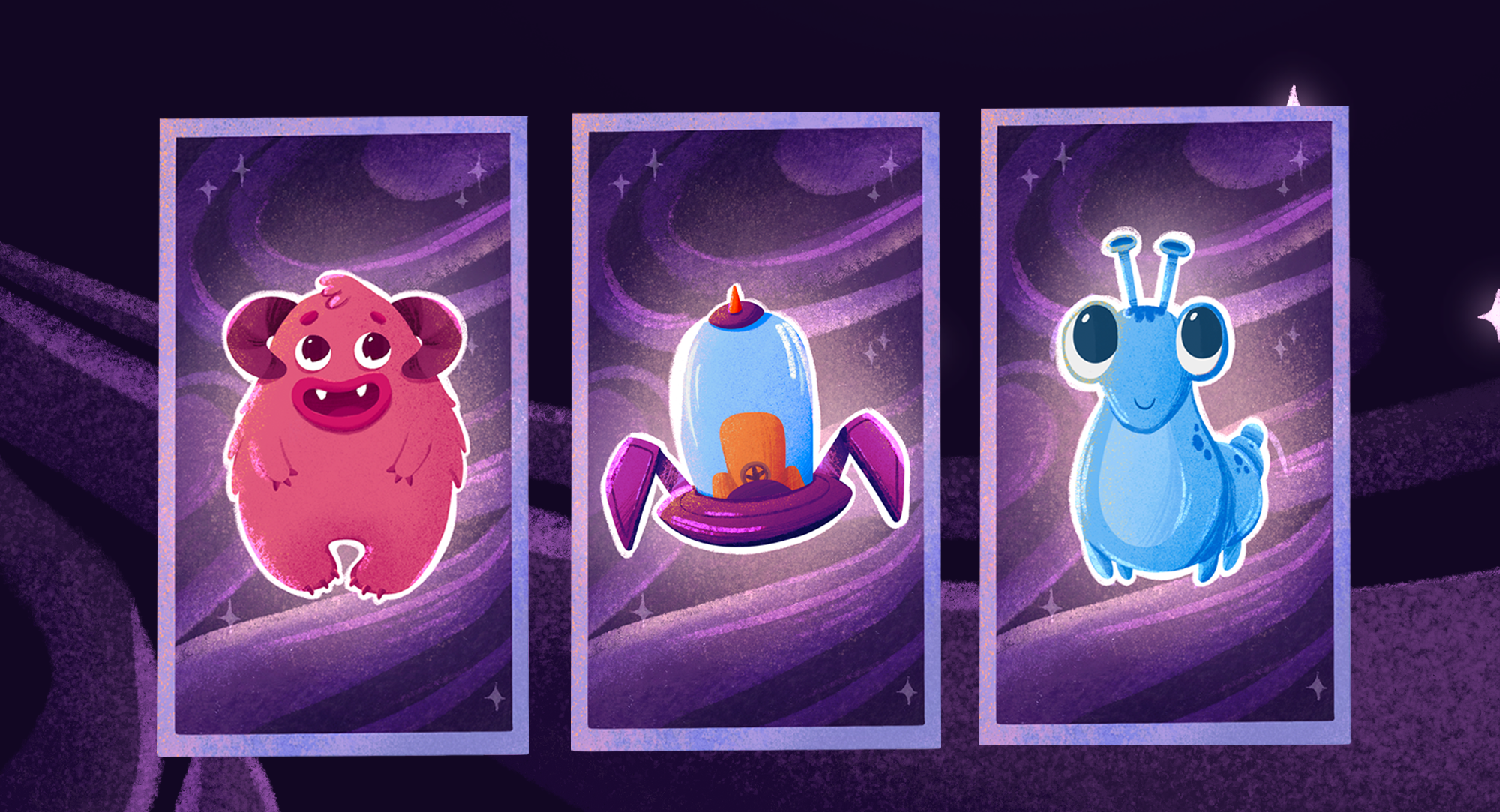 Иллюстрации для настольной игры "Космо Мемо" — Изображение №4 — Иллюстрация на Dprofile