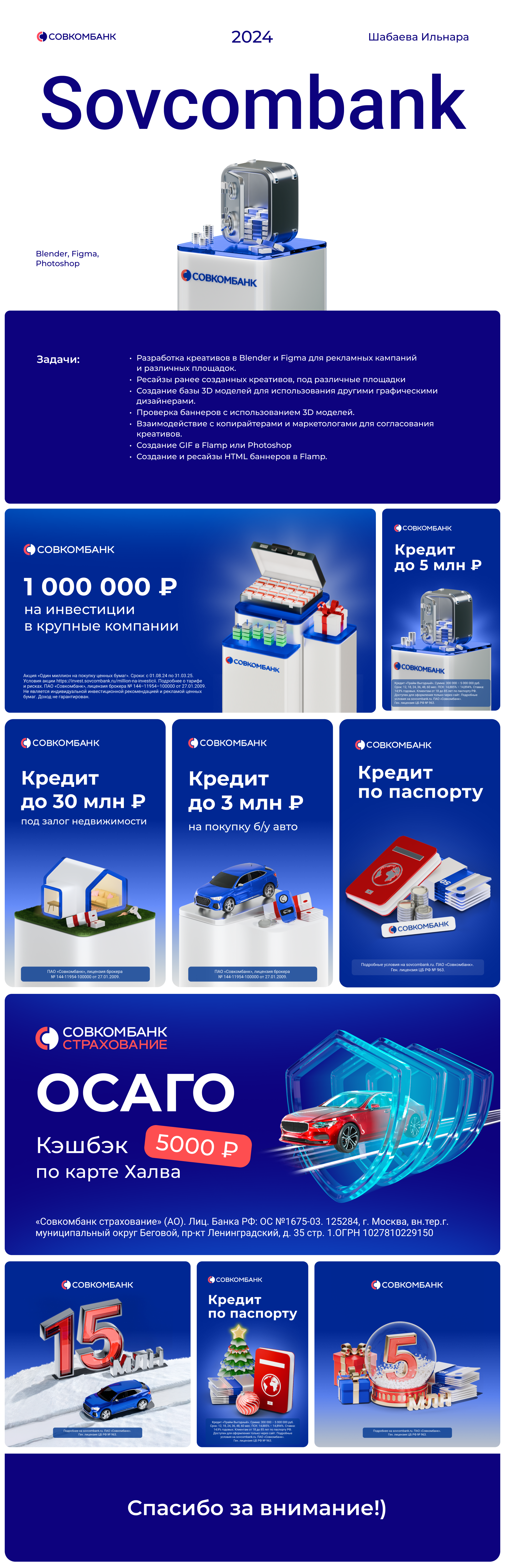Совкомбанк KV 2024 — Изображение №1 — Иллюстрация, Маркетинг на Dprofile