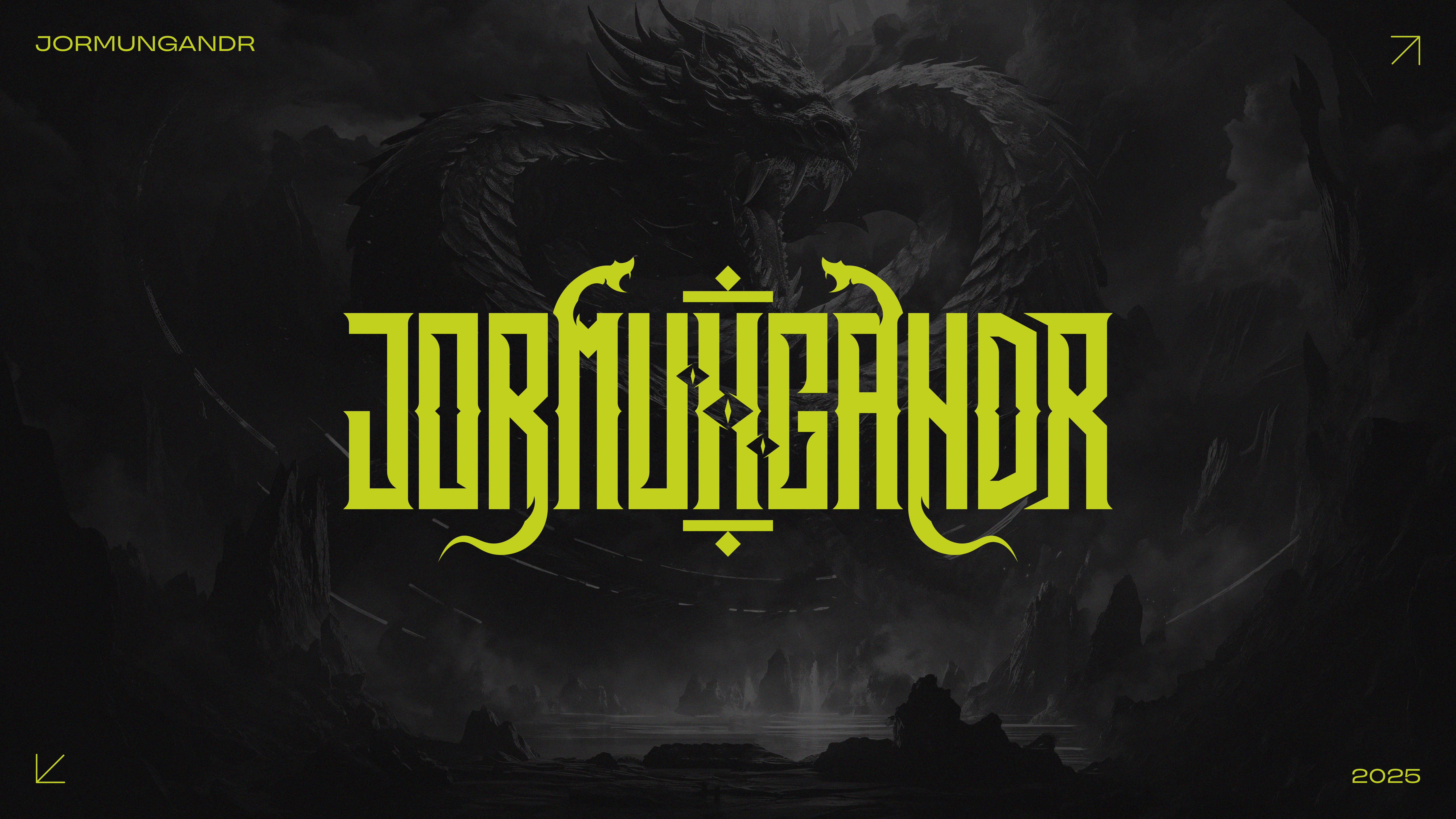 Jormungandr - леттеринг символа предстоящего года — Изображение №1 — Брендинг, Графика на Dprofile