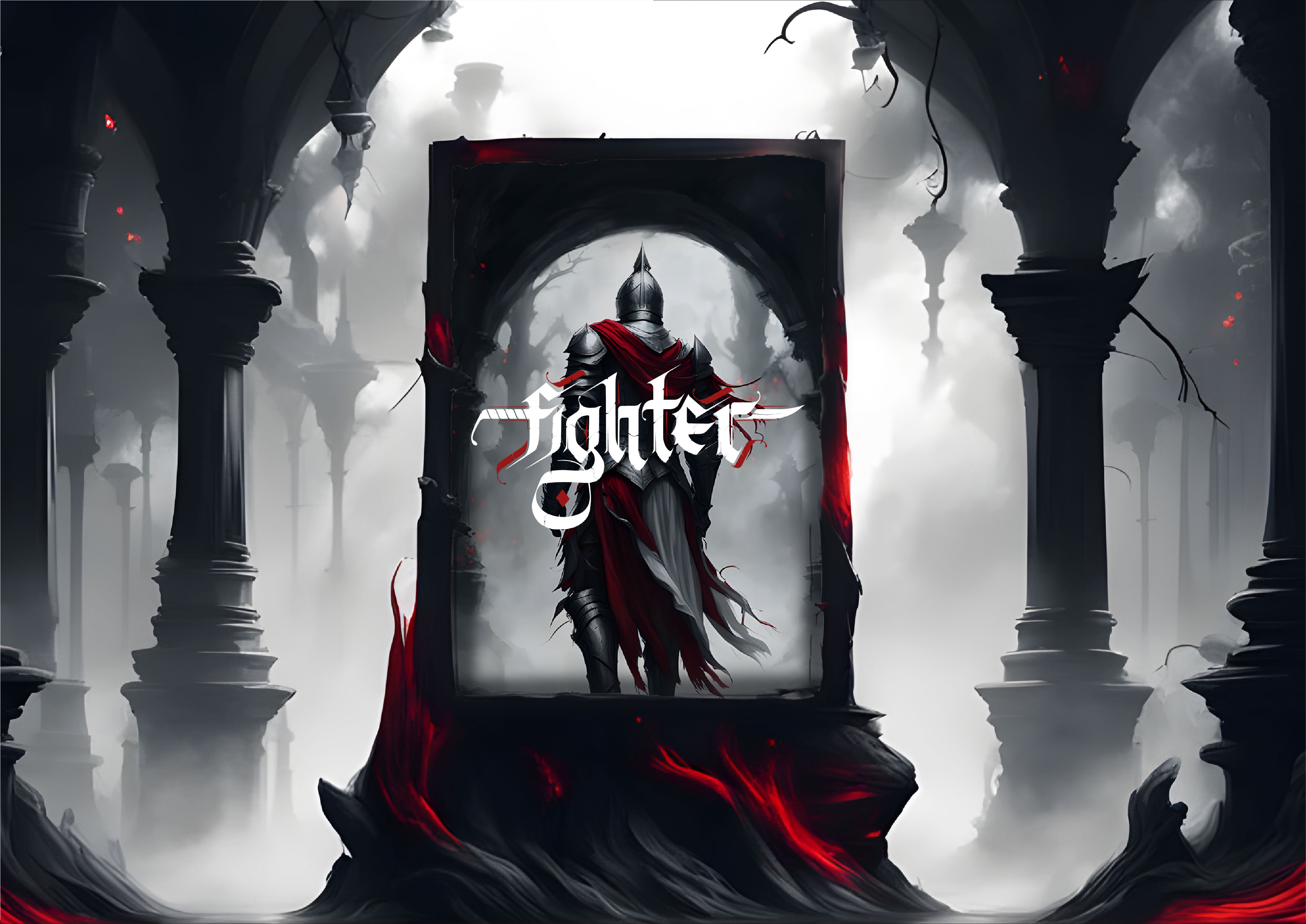 Lettering "Fighter" — Изображение №3 — Брендинг, Графика на Dprofile