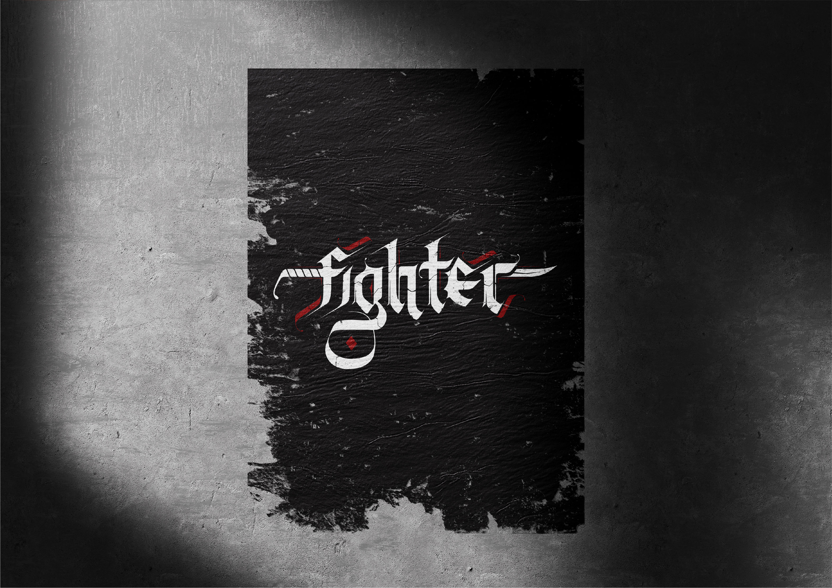Lettering "Fighter" — Изображение №6 — Брендинг, Графика на Dprofile