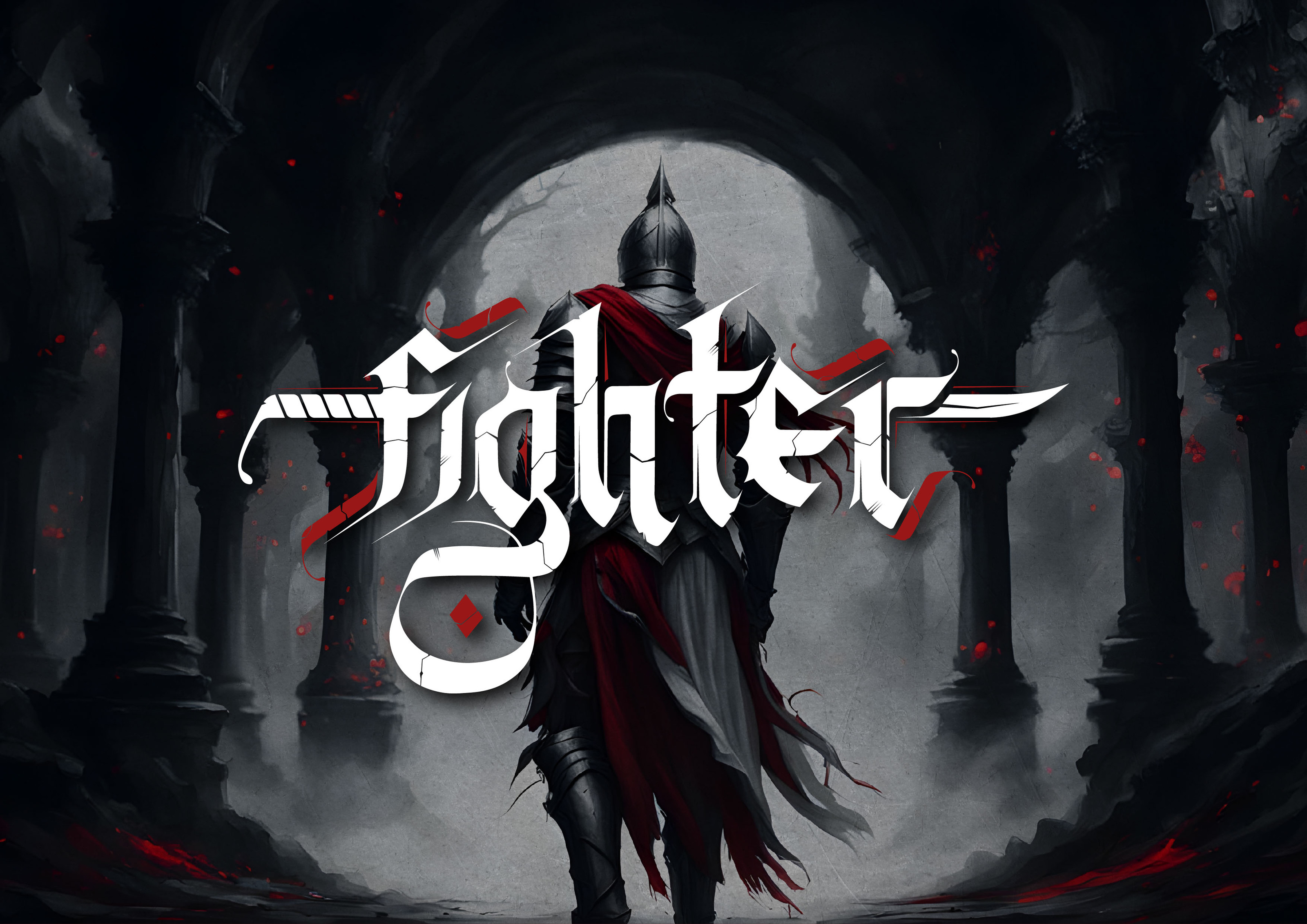 Lettering "Fighter" — Изображение №1 — Брендинг, Графика на Dprofile