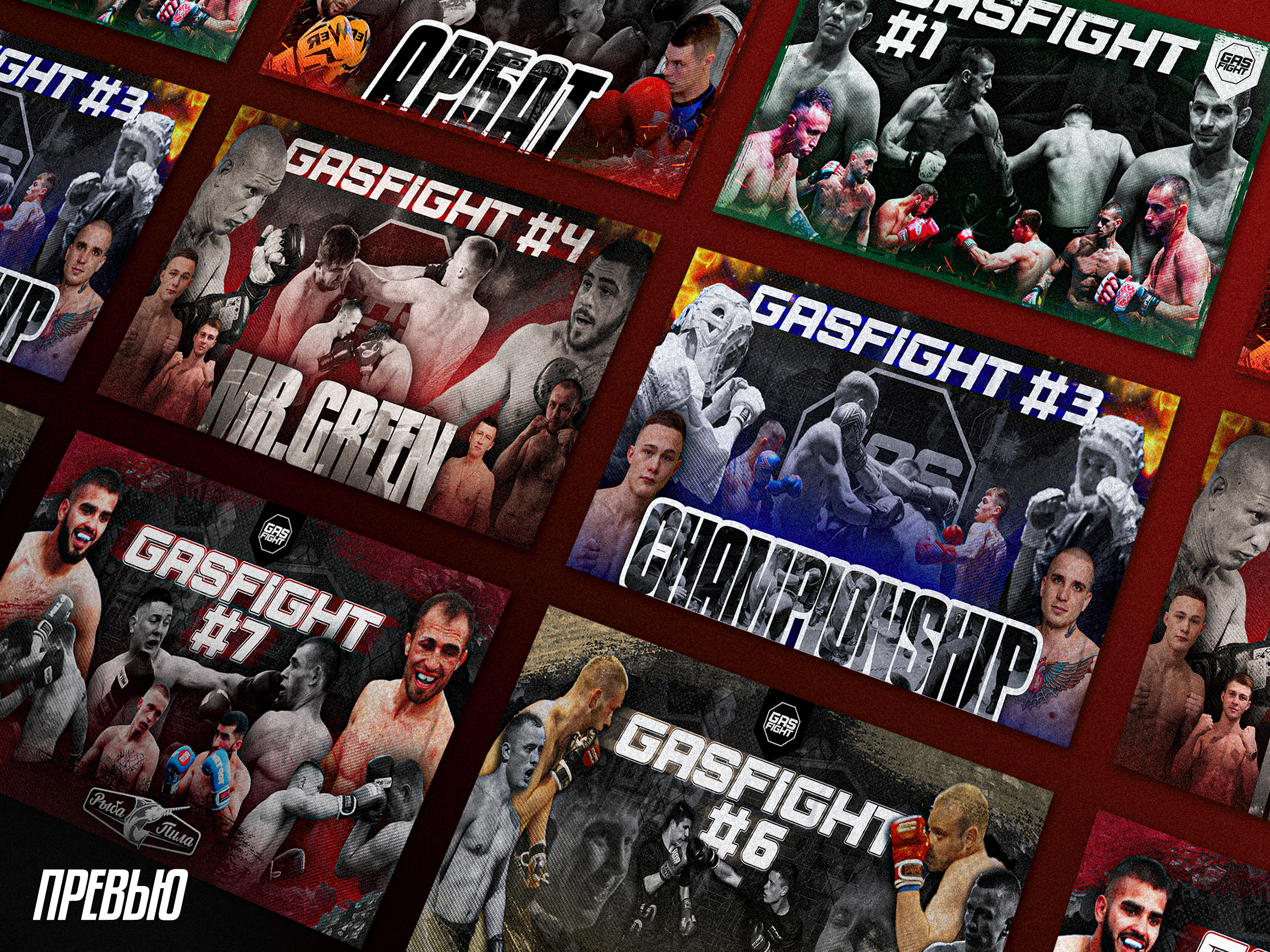 Фирменный стиль "Gas Fight" — Изображение №3 — Брендинг, Графика на Dprofile