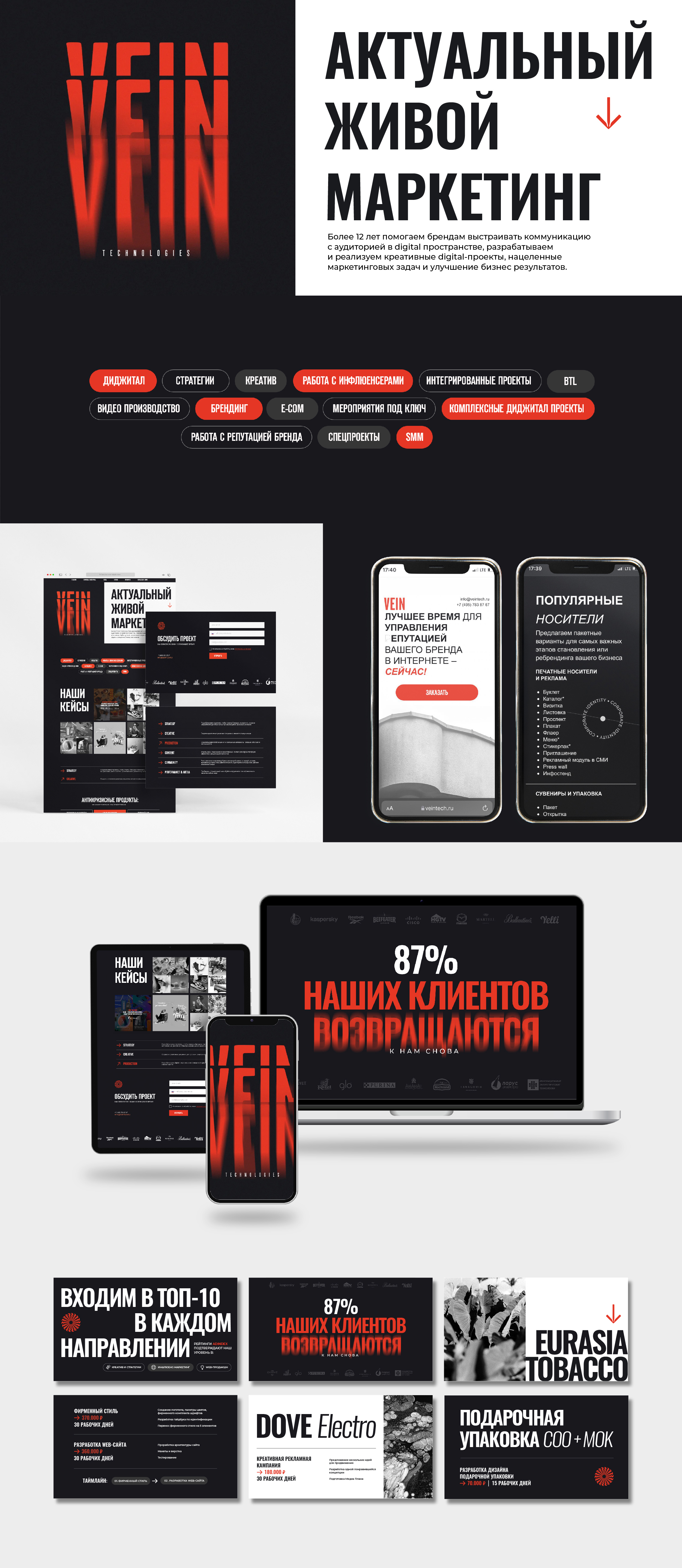 BRANDING FOR VEIN TECHNOLOGIES — Изображение №1 — Брендинг, Графика на Dprofile