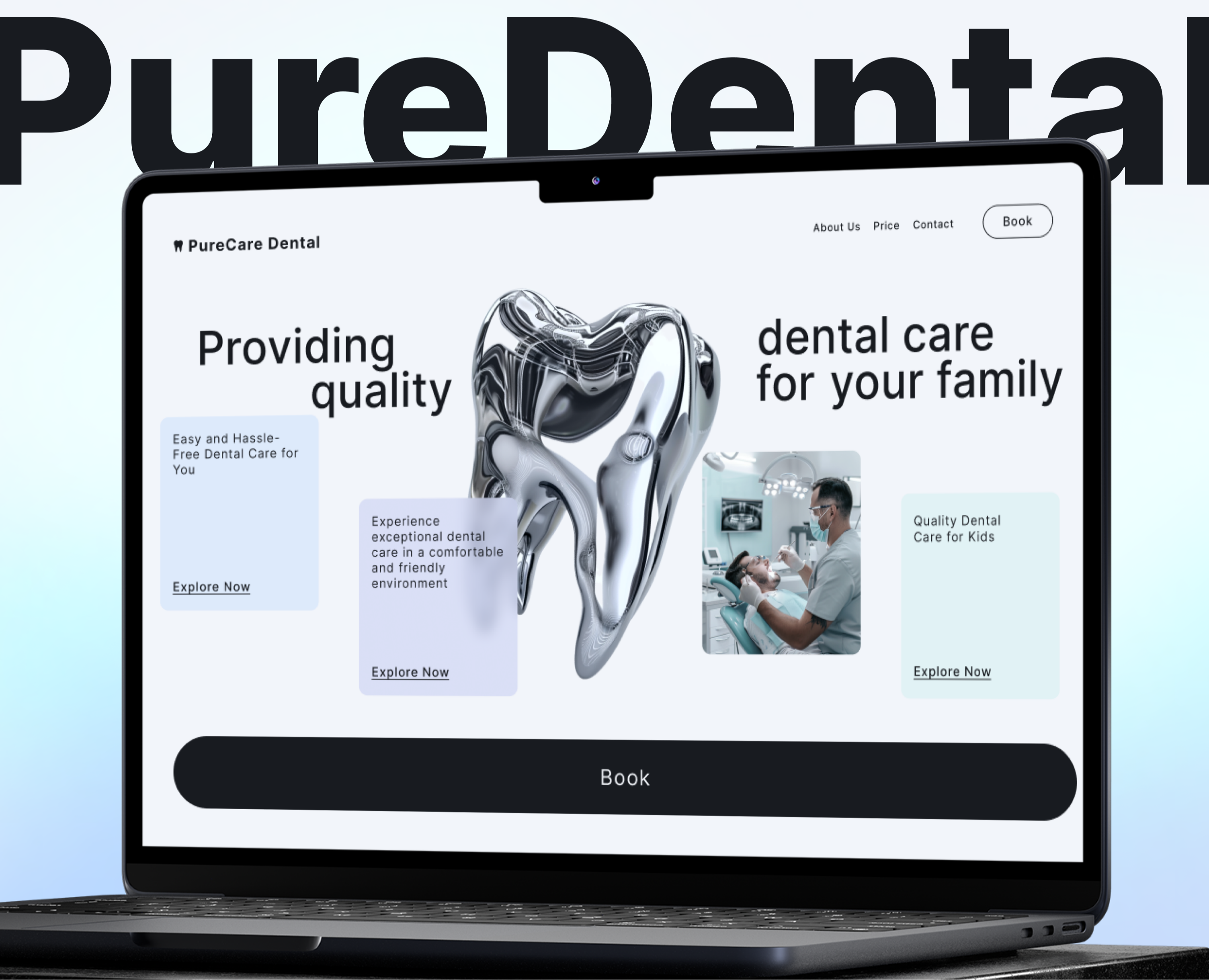 Dental clinic | Website | UX/UI — Интерфейсы, Иллюстрация на Dprofile
