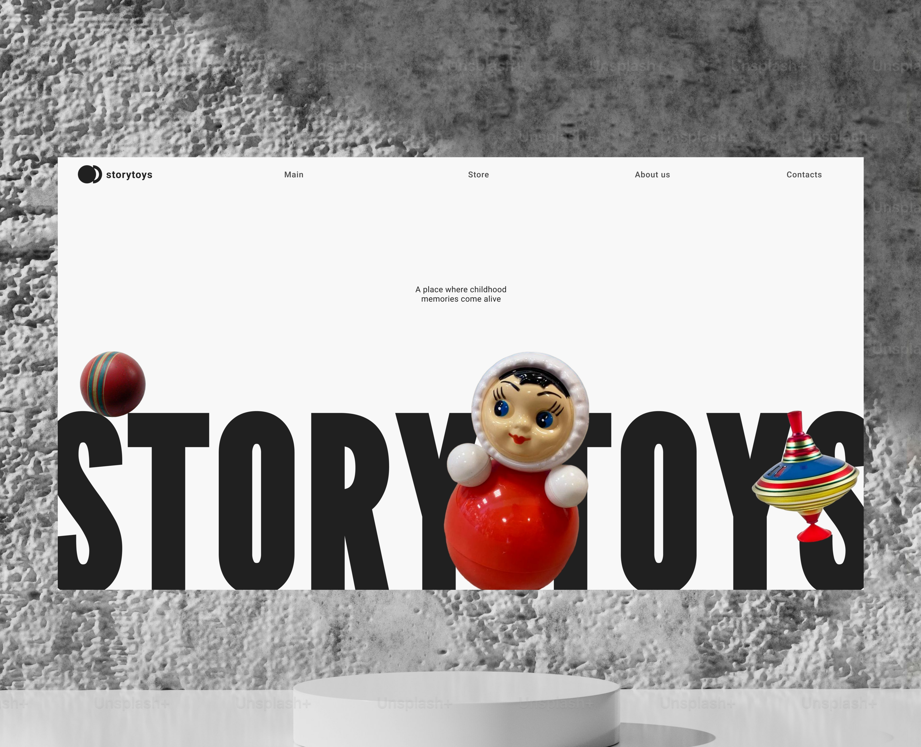 Website | Story Toys | Swiss design — Интерфейсы, Графика на Dprofile