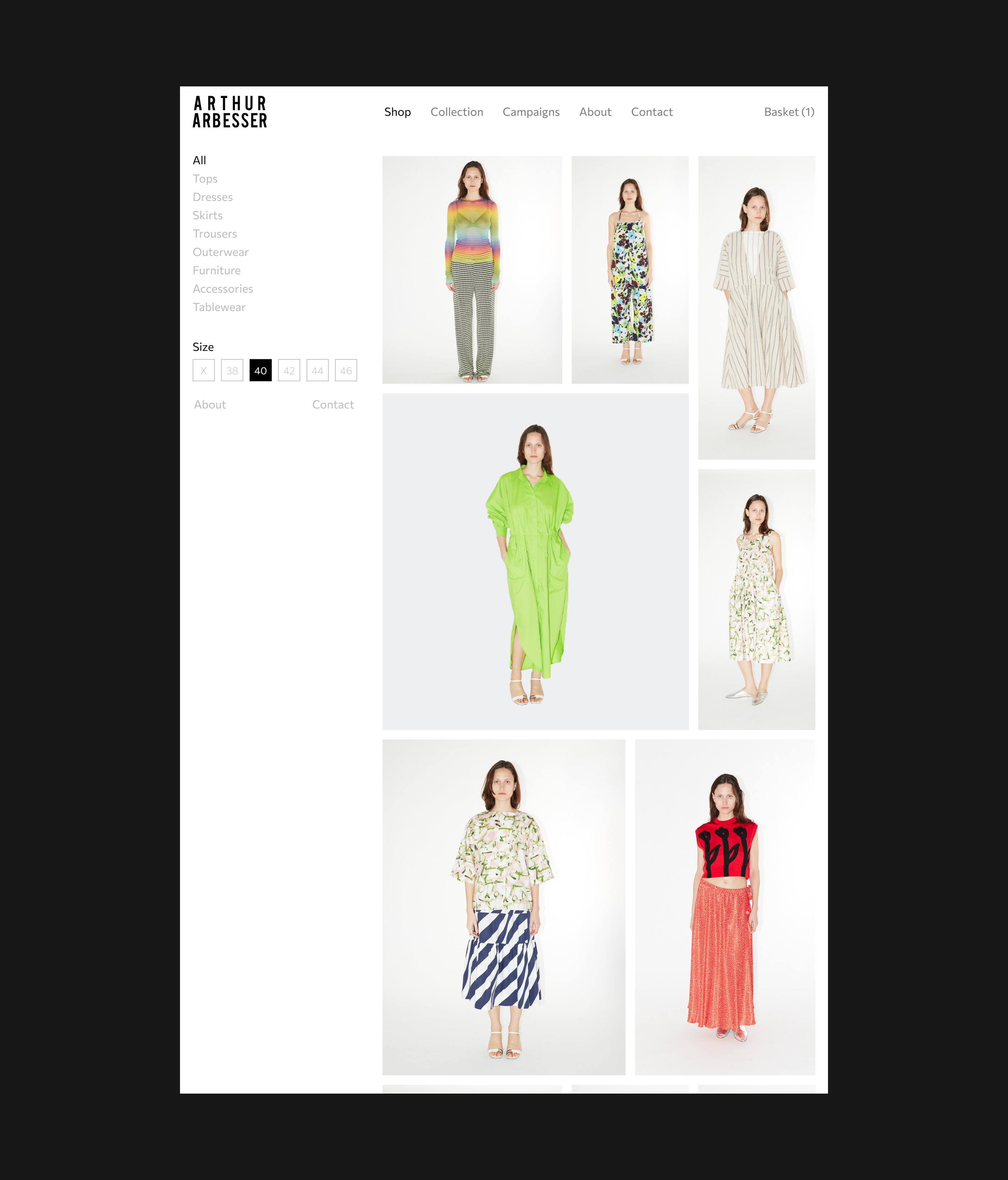 Arthur Arbesser|E-commerce redesign — Изображение №7 — Интерфейсы на Dprofile