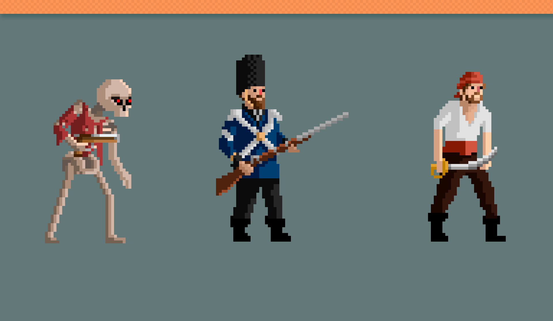 Pixel arts and animations for game Капитан Джек — Изображение №5 — Иллюстрация, Анимация на Dprofile