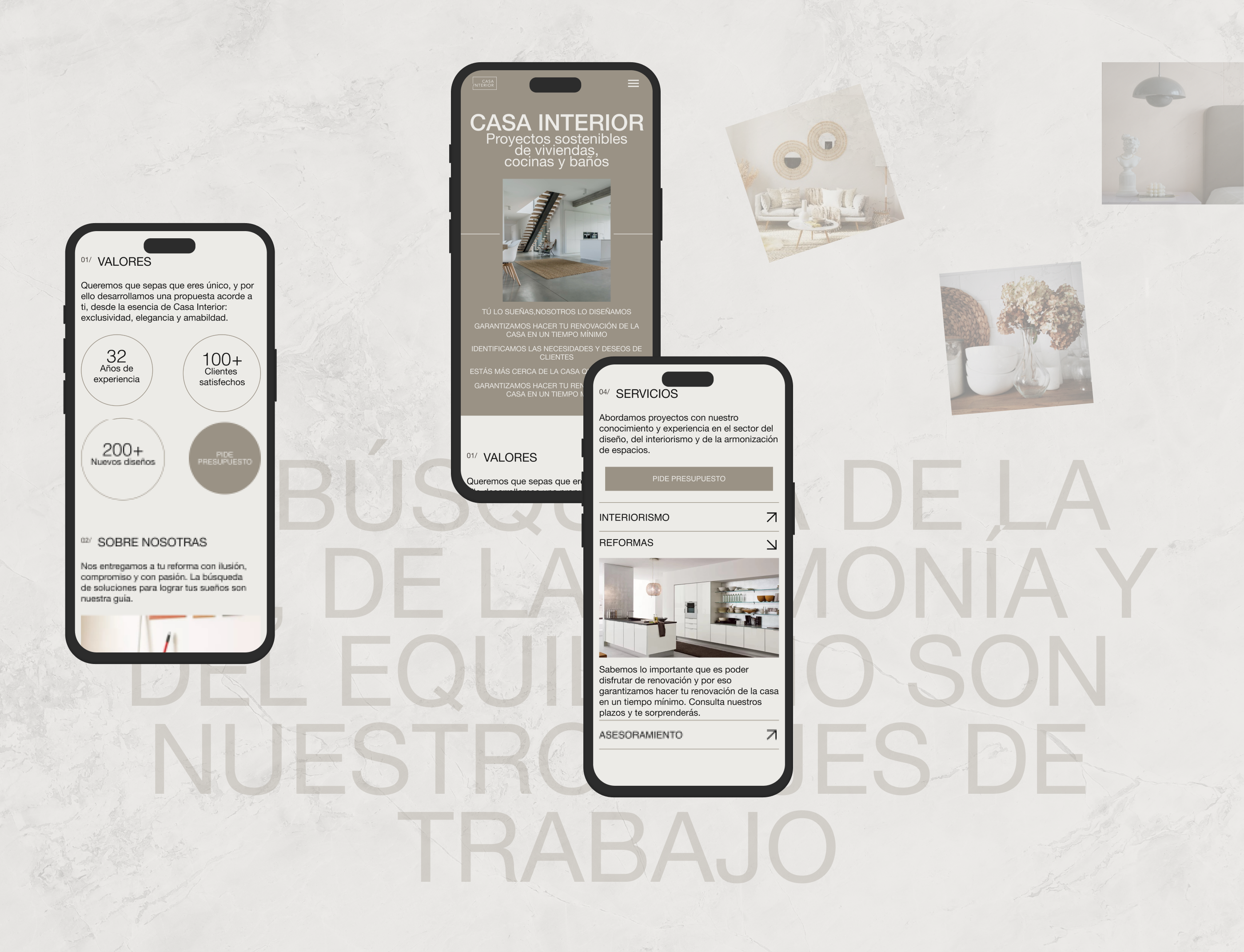 Landing redesign Casa Interior — Изображение №4 — Интерфейсы на Dprofile