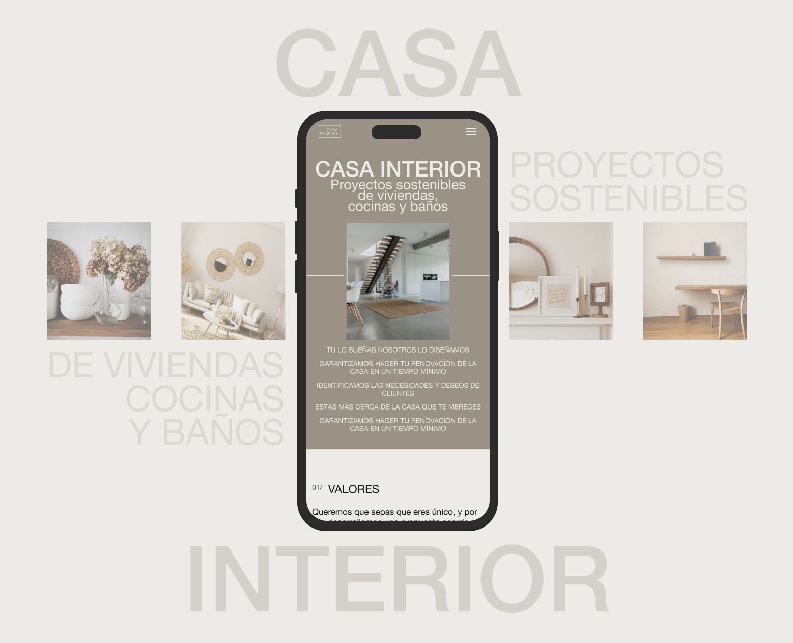 Landing redesign Casa Interior — Интерфейсы на Dprofile