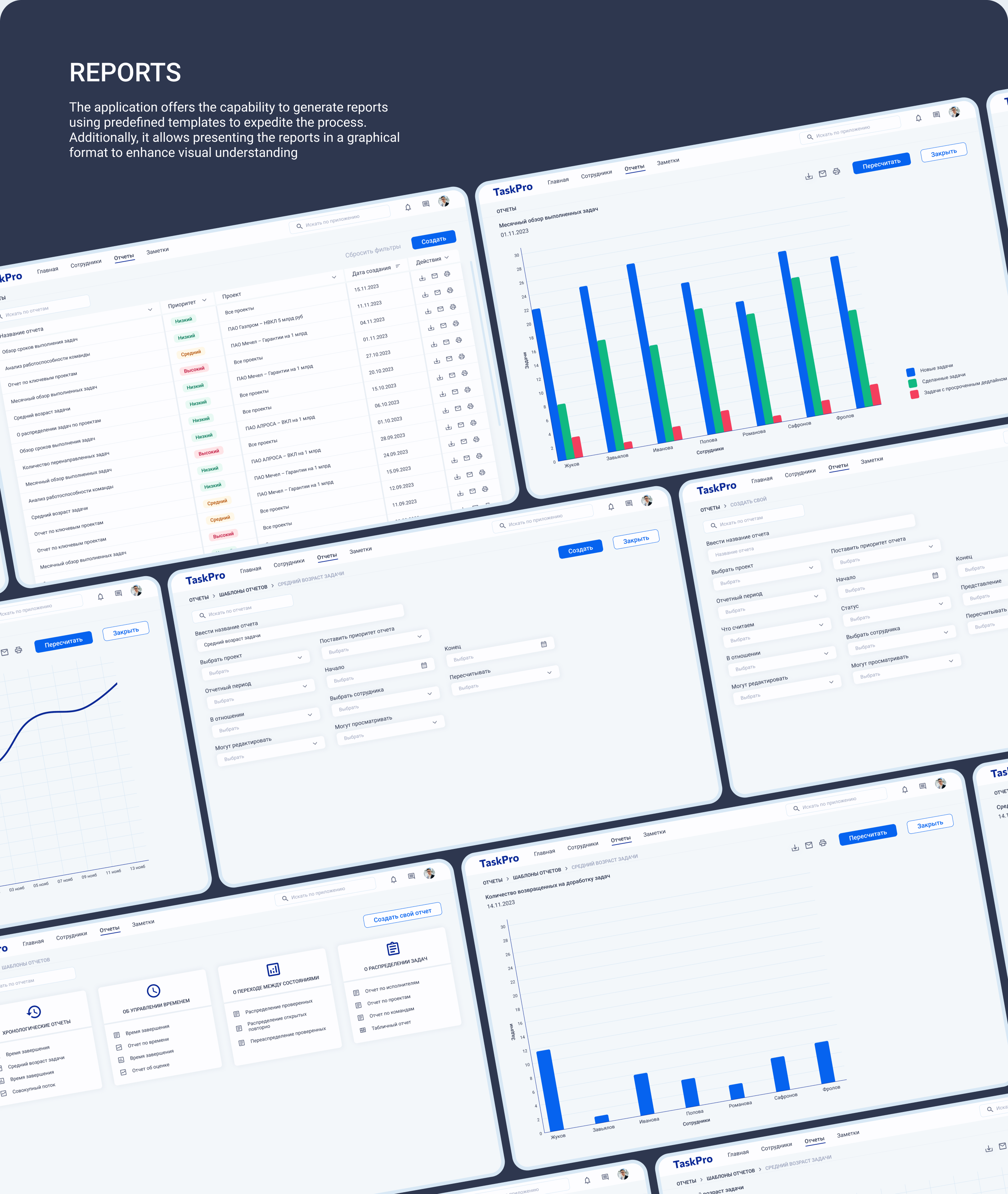 TaskPro — project management application — Изображение №13 — Интерфейсы на Dprofile