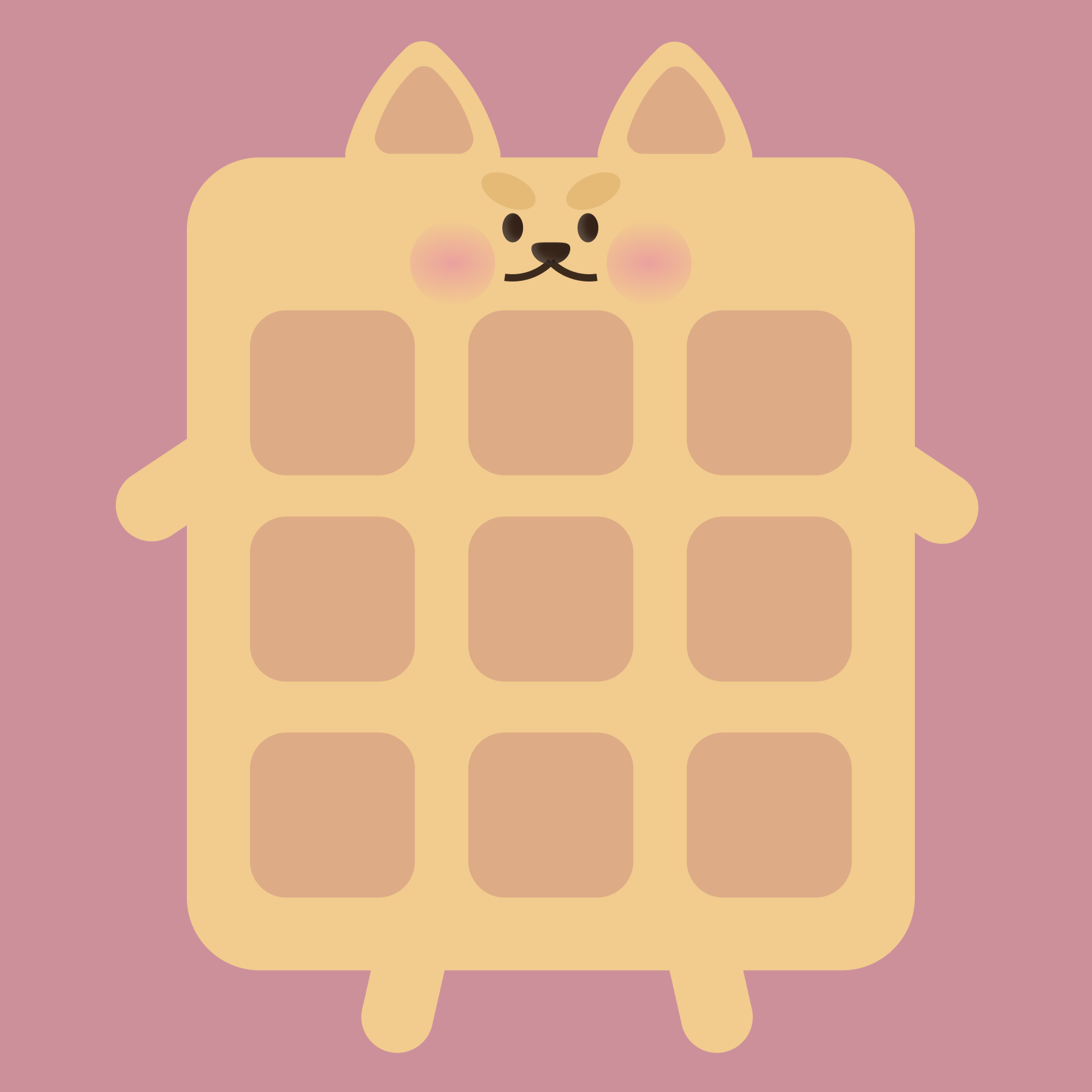 маскот WAF-WAF — Изображение №3 — Иллюстрация, 3D на Dprofile