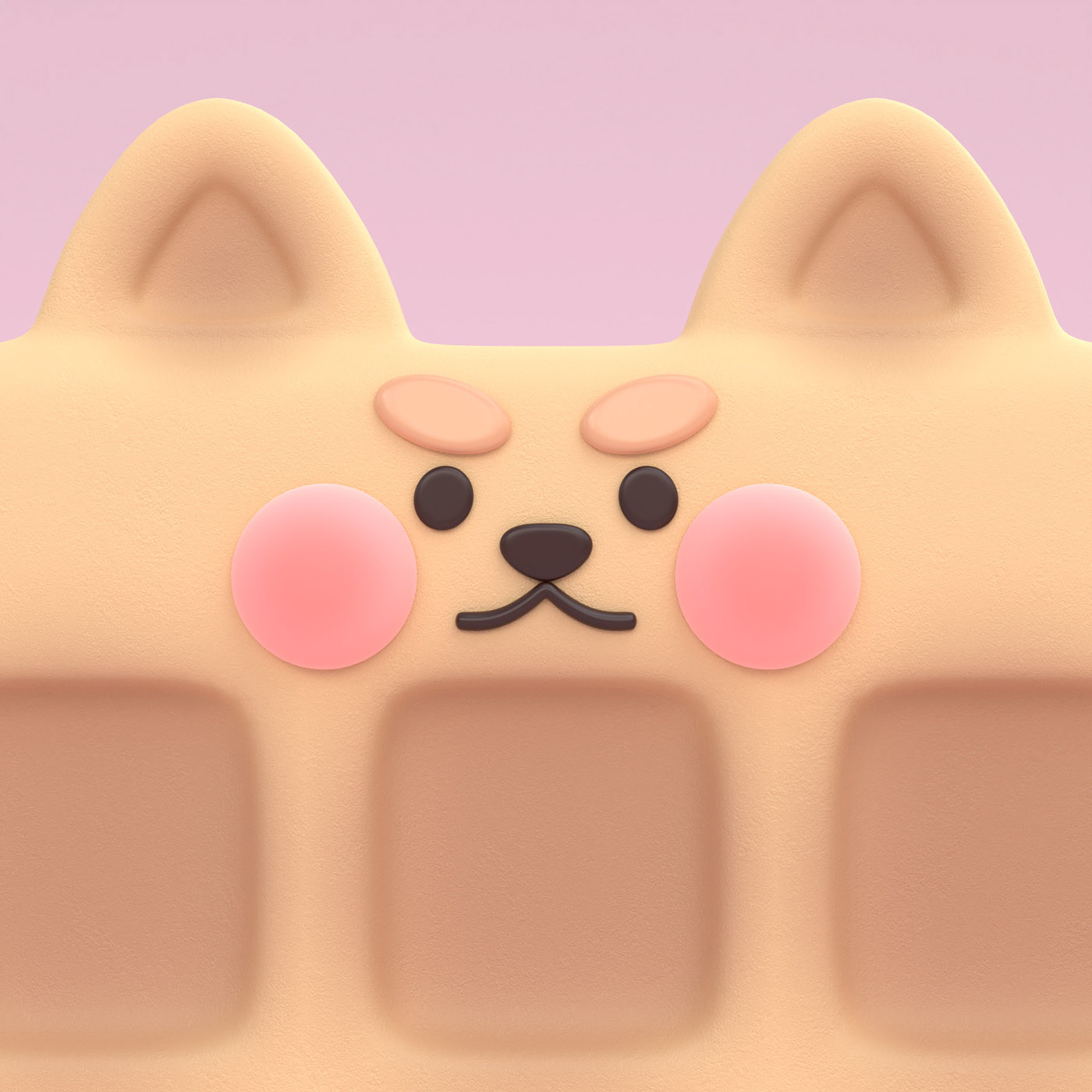 маскот WAF-WAF — Изображение №8 — Иллюстрация, 3D на Dprofile