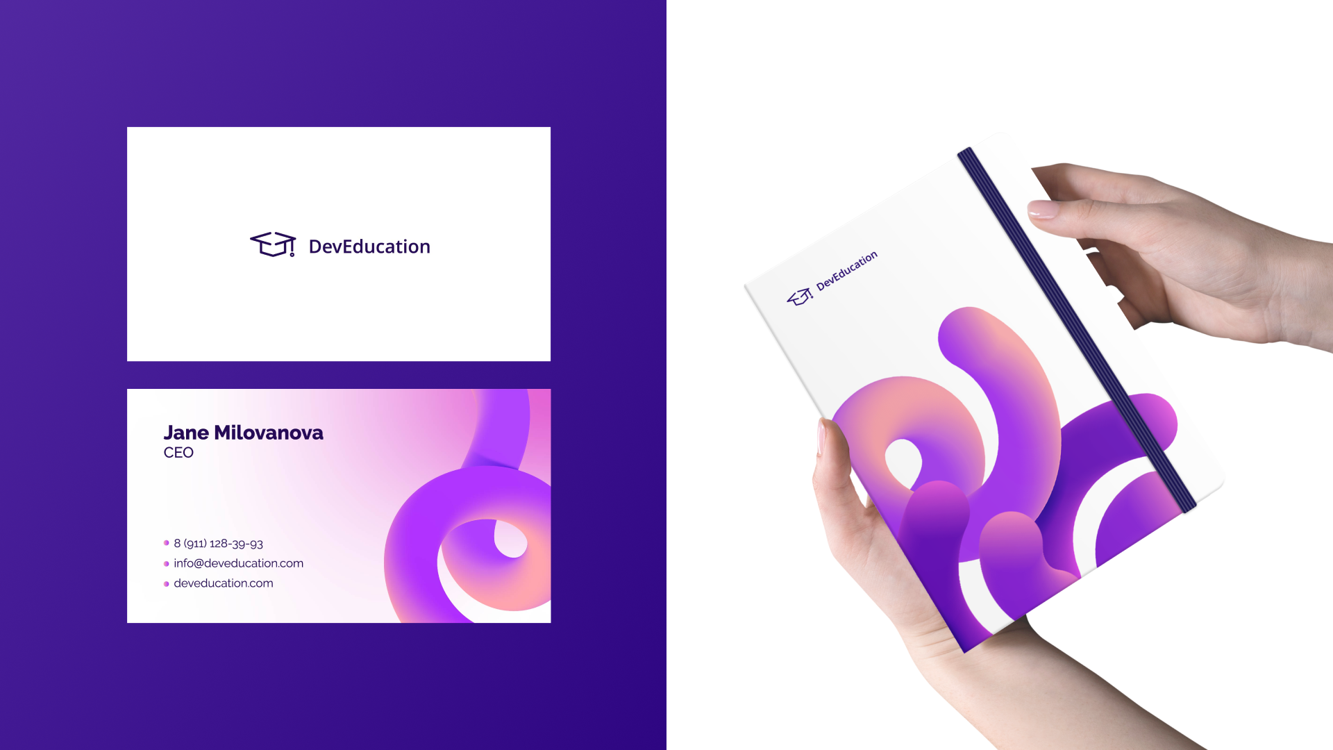 Rebranding of the International IT-college DevEducation — Изображение №4 — Брендинг, Графика на Dprofile