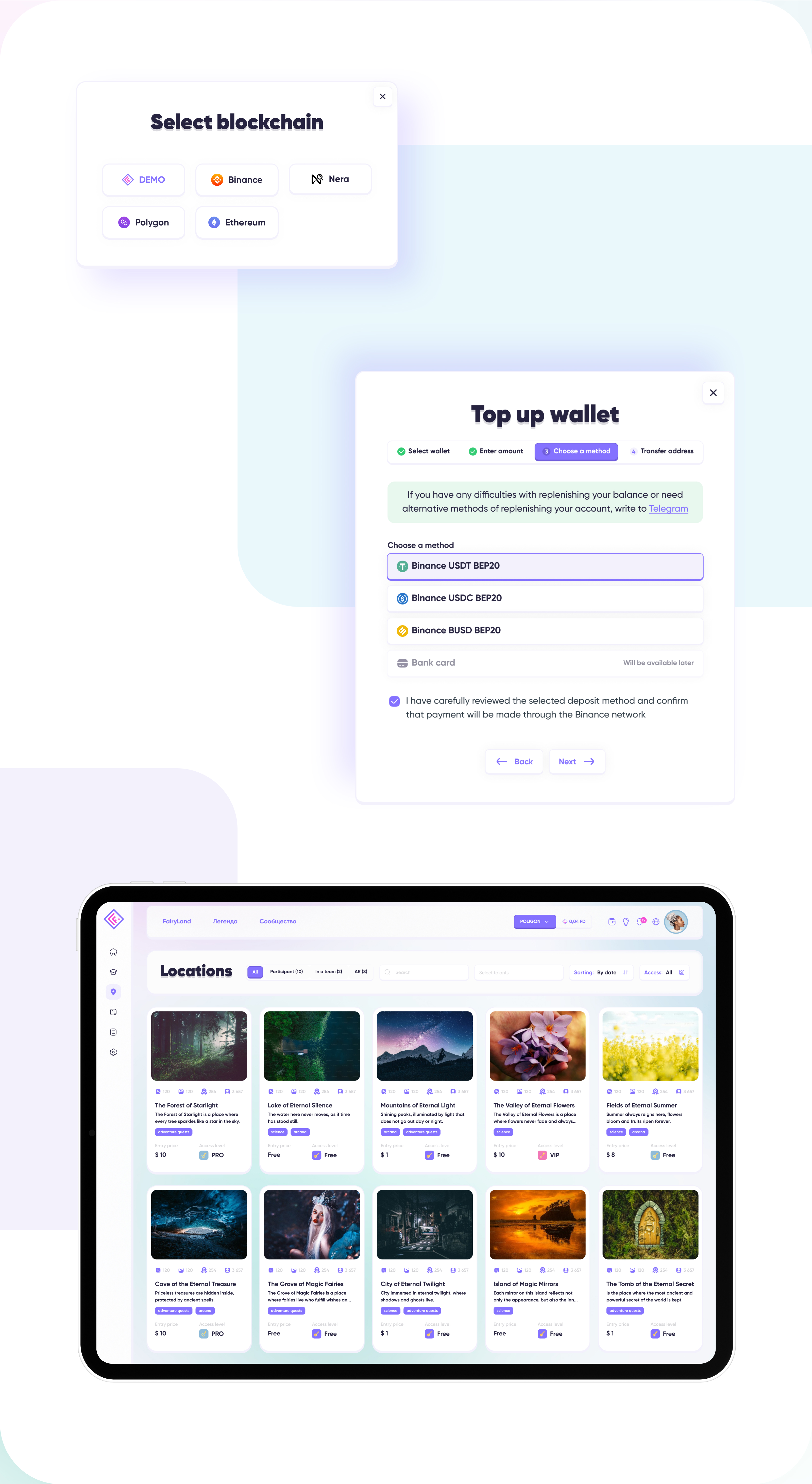 FairyLand — Изображение №7 — Интерфейсы на Dprofile