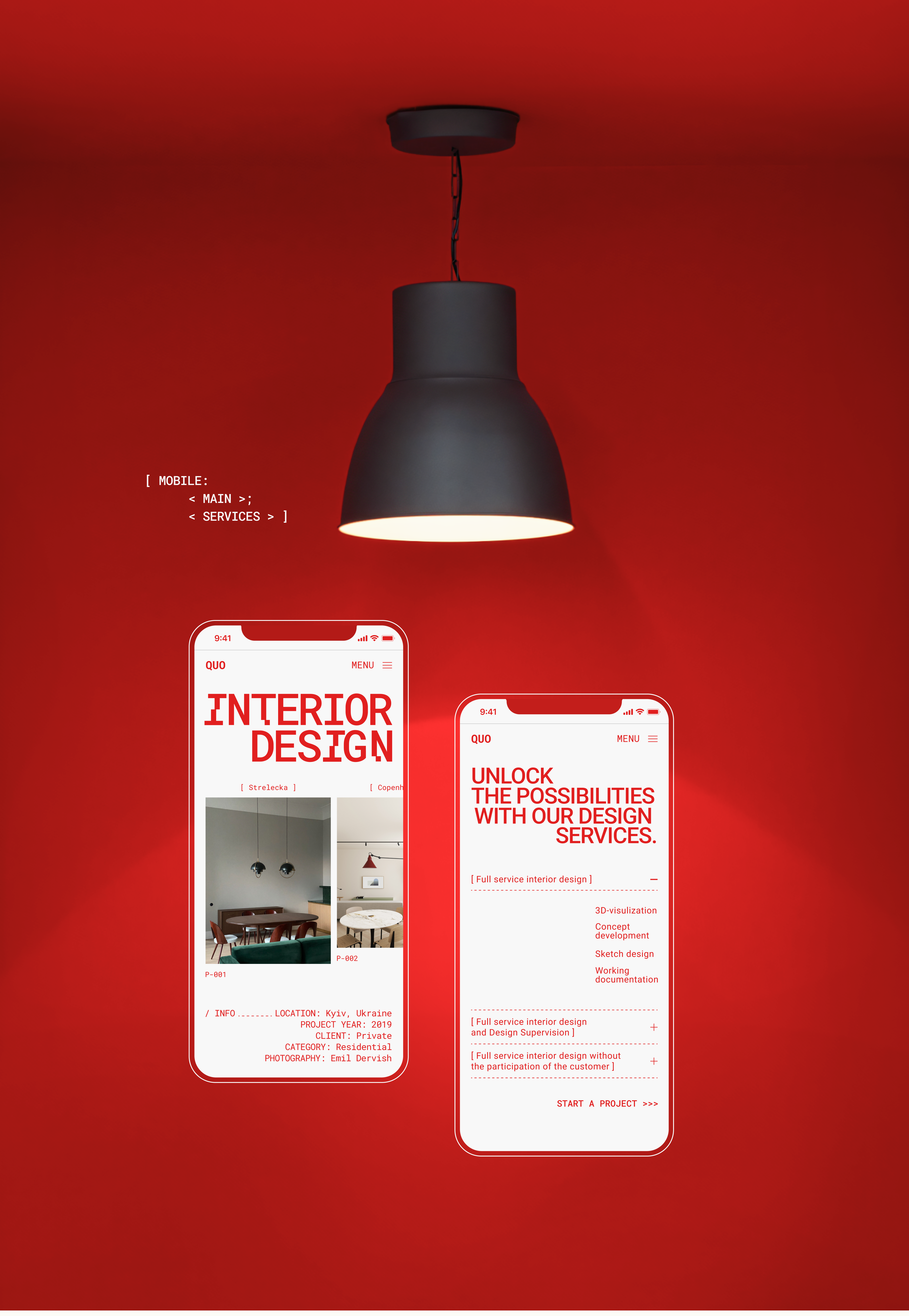 QUO - interior design studio — Изображение №8 — Интерфейсы на Dprofile