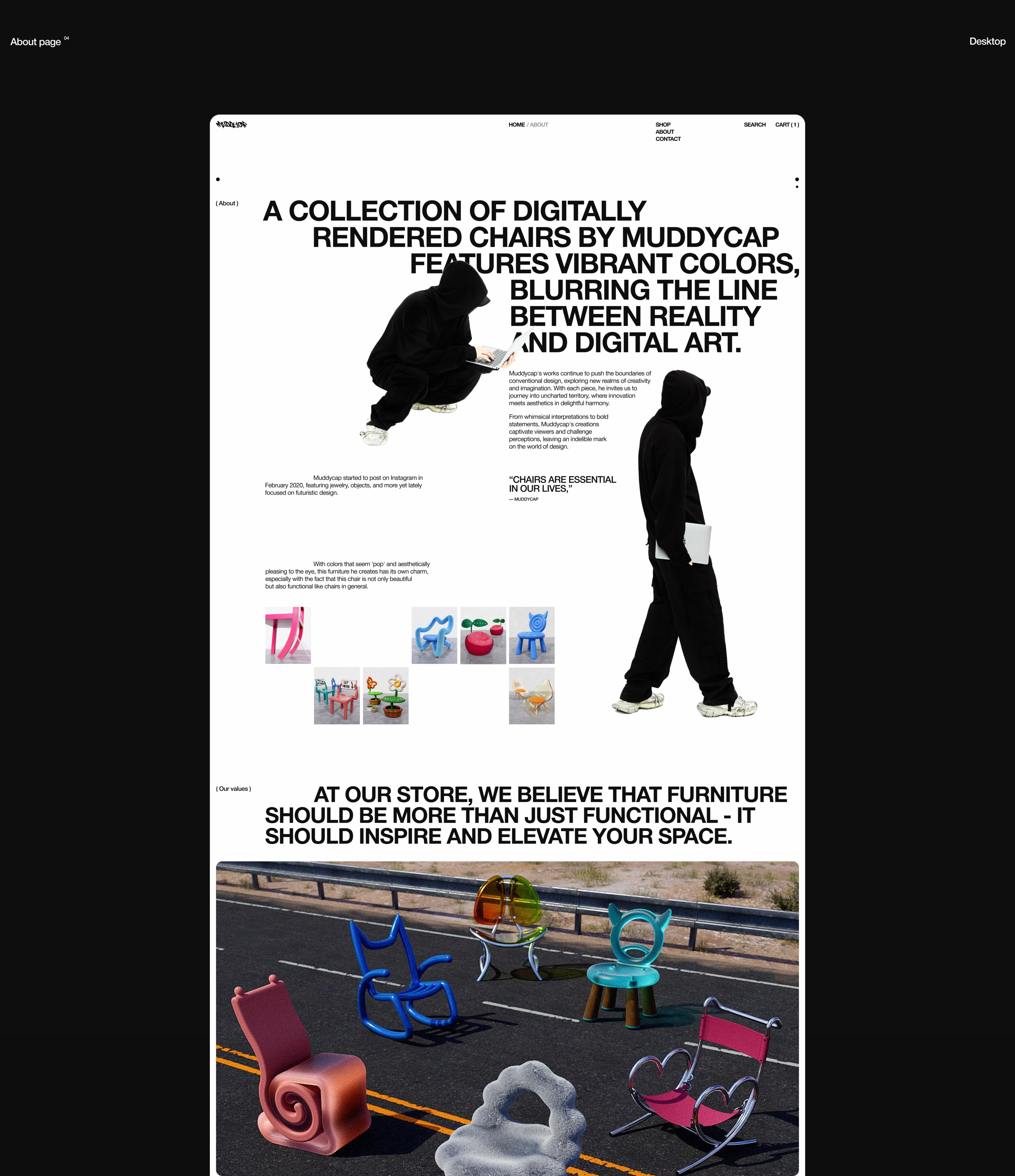 Muddycap | Furniture store concept — Изображение №10 — Интерфейсы, Графика на Dprofile
