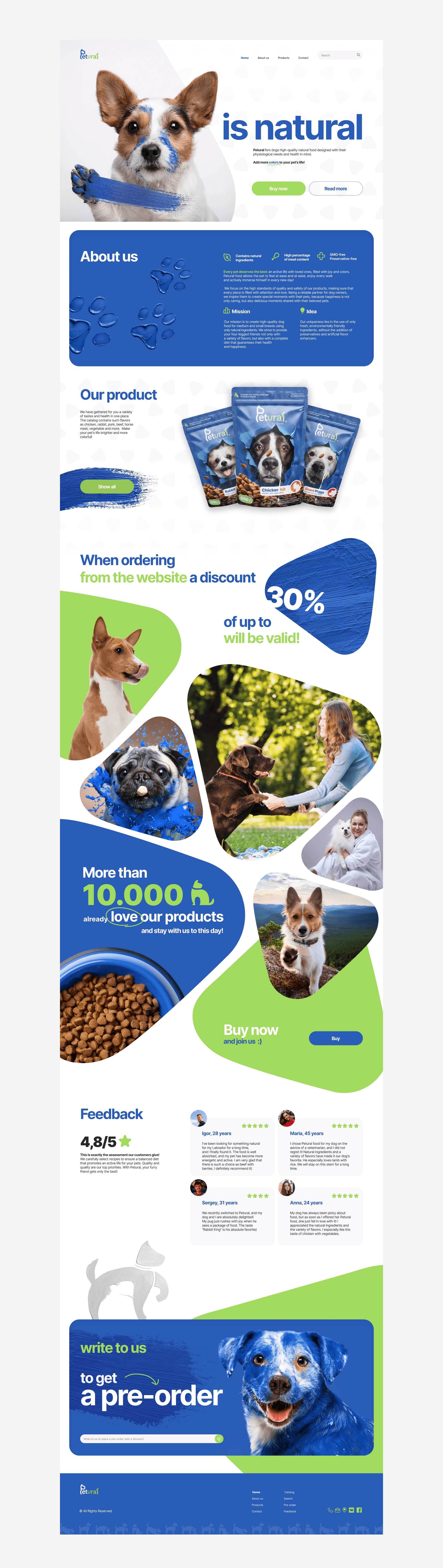PETURAL/ Brand identity of dog products — Изображение №9 — Интерфейсы, Брендинг на Dprofile