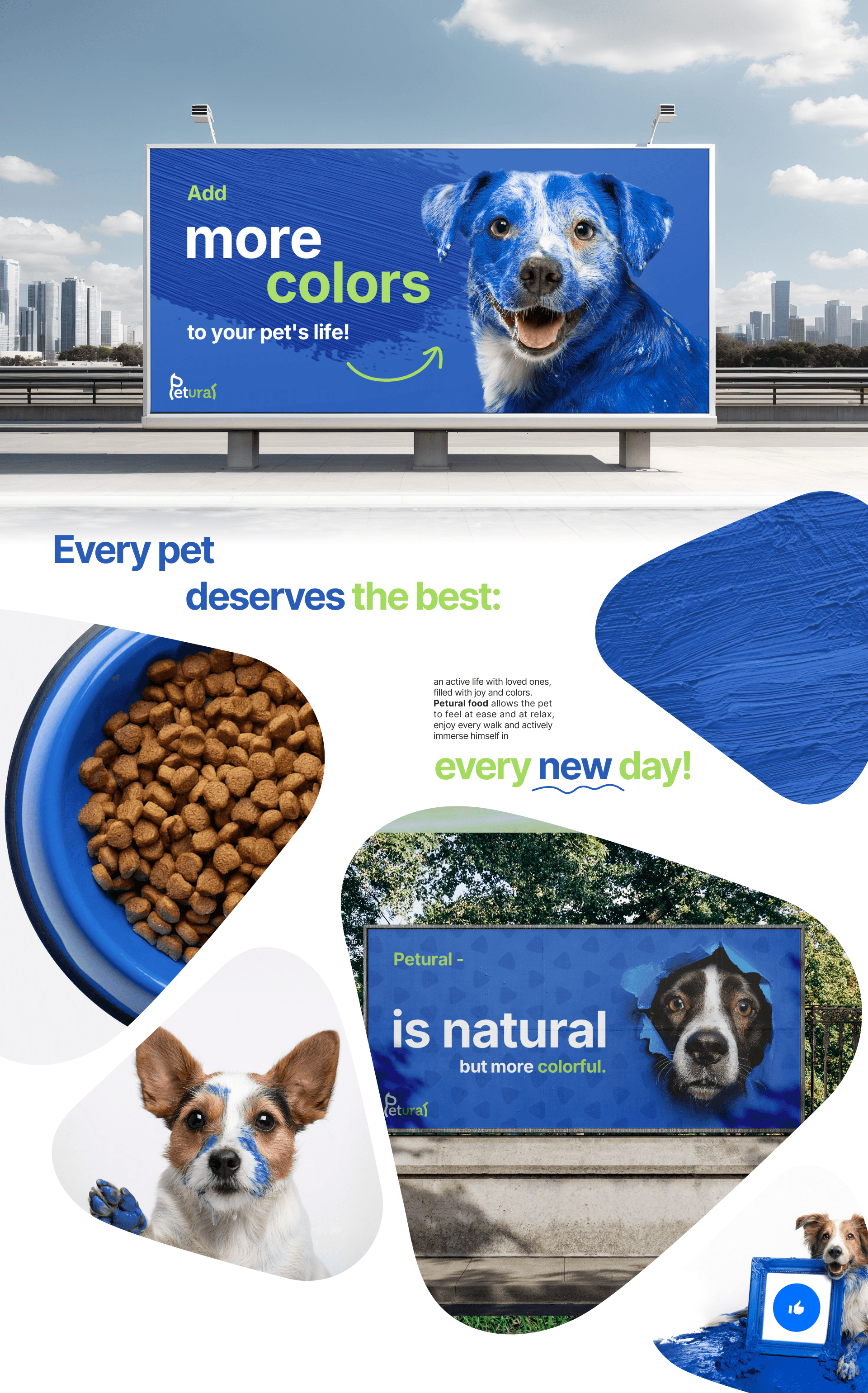 PETURAL/ Brand identity of dog products — Изображение №5 — Интерфейсы, Брендинг на Dprofile