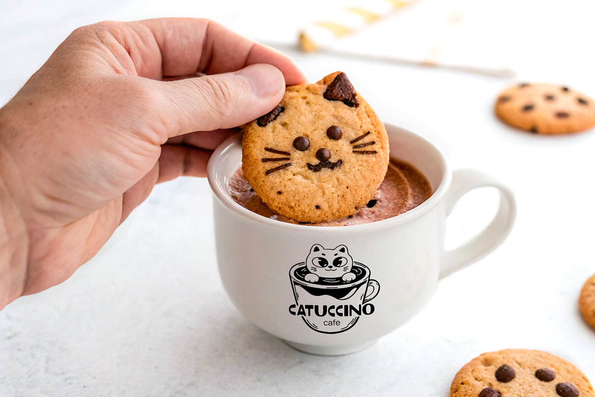 CATuccino | AI generated SMM content — Изображение №2 — Брендинг, Маркетинг на Dprofile