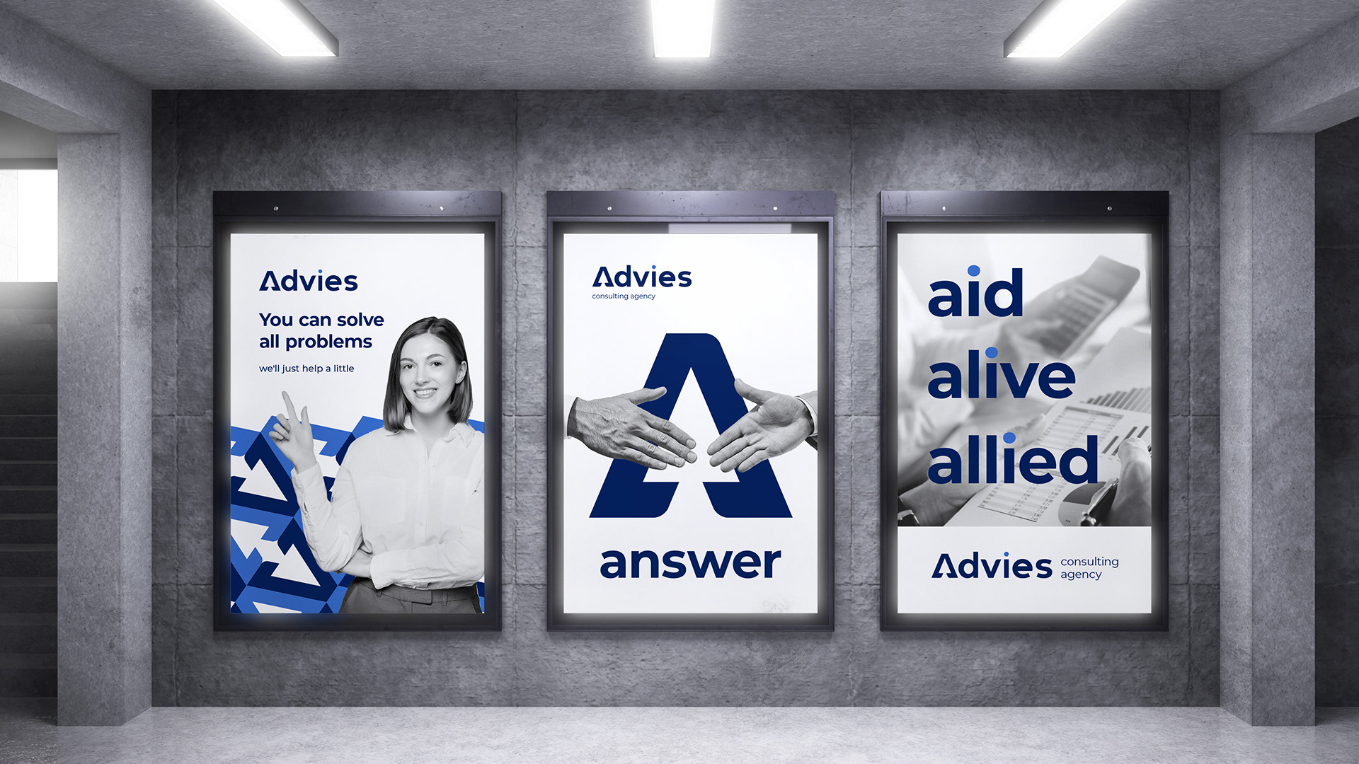 Advies consuling agency identity concept — Изображение №7 — Брендинг, Графика на Dprofile