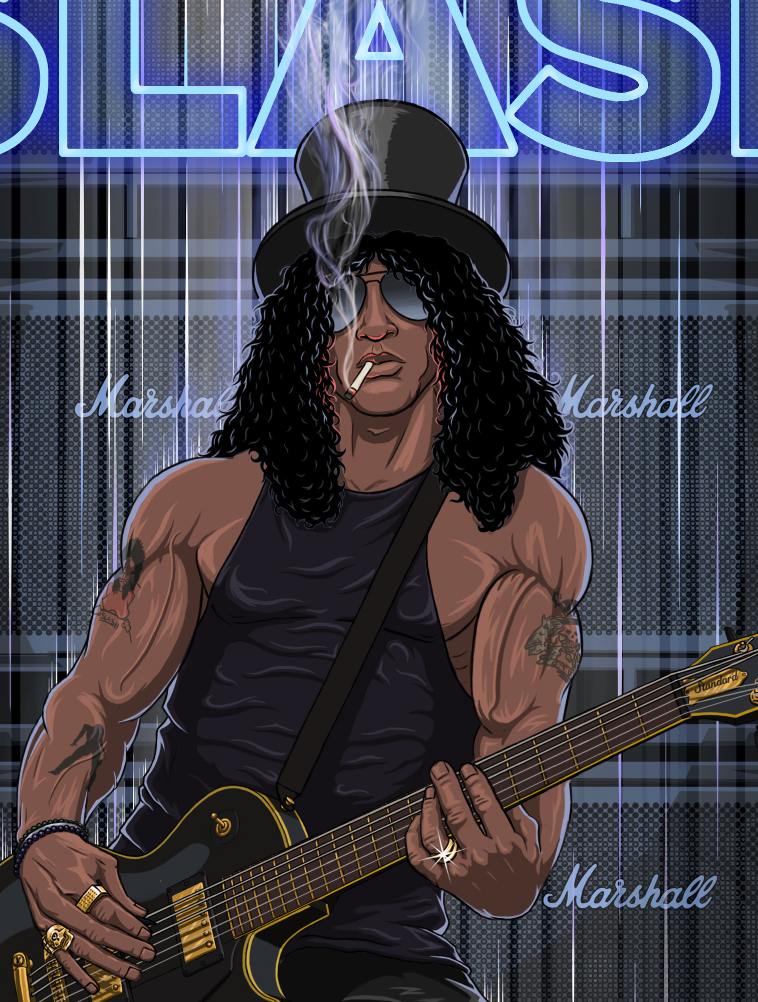 Slash Fan Art — Изображение №3 — Иллюстрация на Dprofile