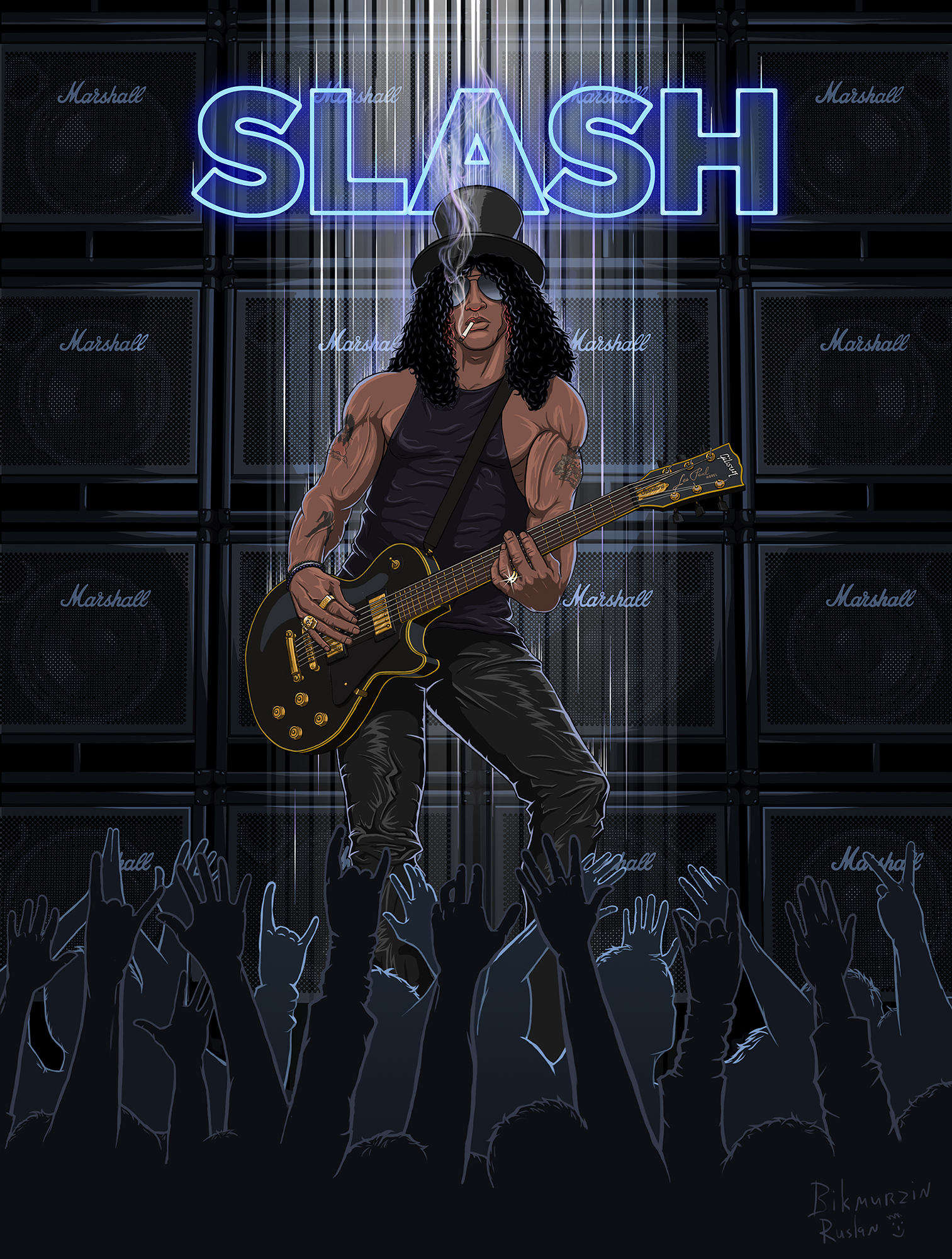 Slash Fan Art — Изображение №1 — Иллюстрация на Dprofile