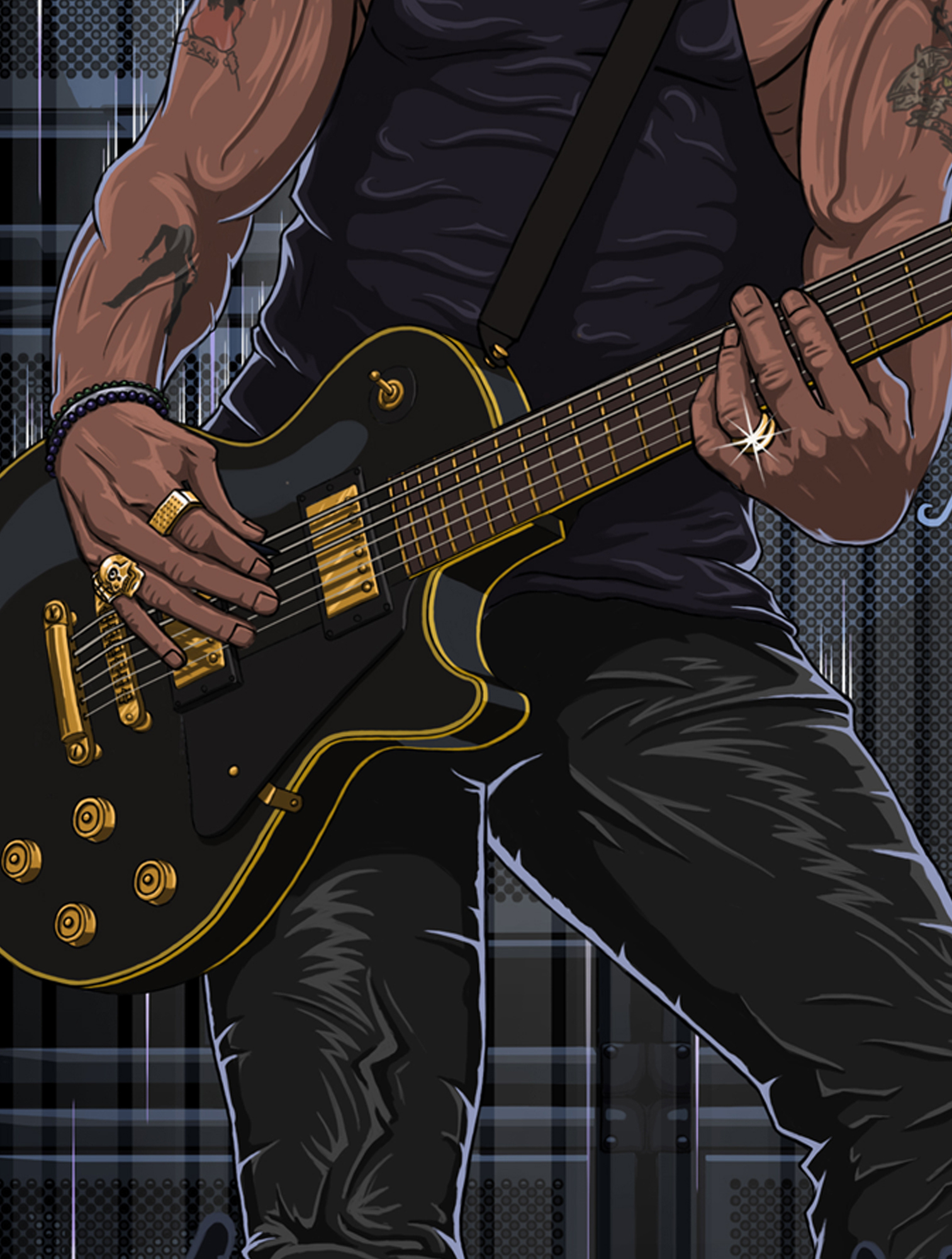 Slash Fan Art — Изображение №2 — Иллюстрация на Dprofile