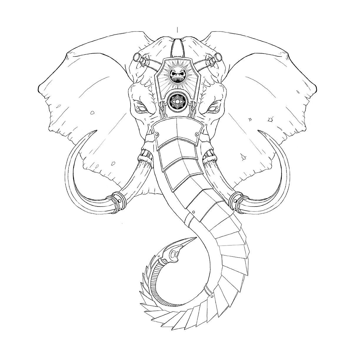 War elephant — Изображение №2 — Иллюстрация на Dprofile