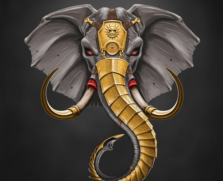 War elephant — Иллюстрация на Dprofile