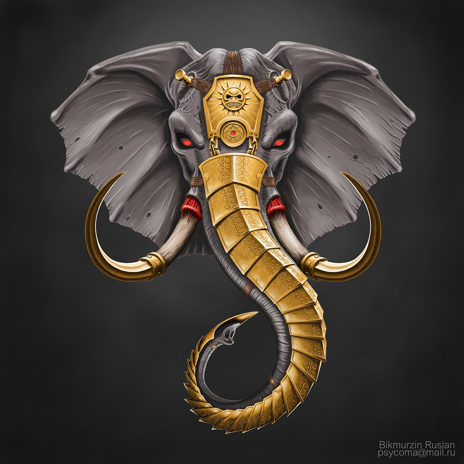 War elephant — Изображение №1 — Иллюстрация на Dprofile