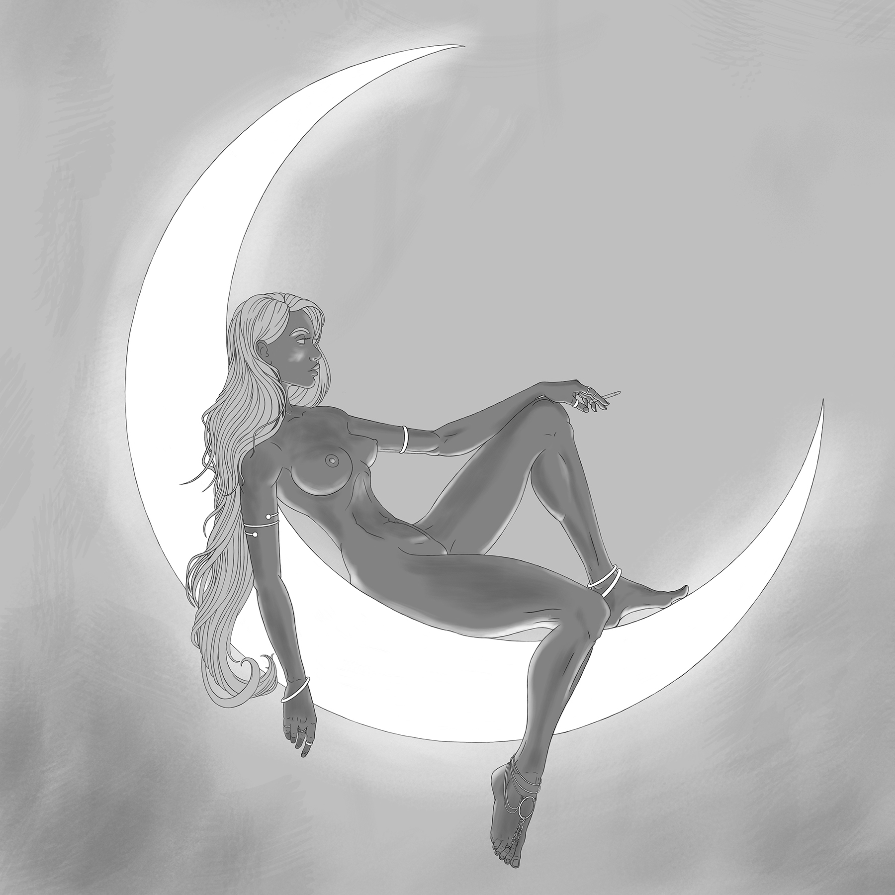 Goddess of the Moon — Изображение №3 — Иллюстрация на Dprofile